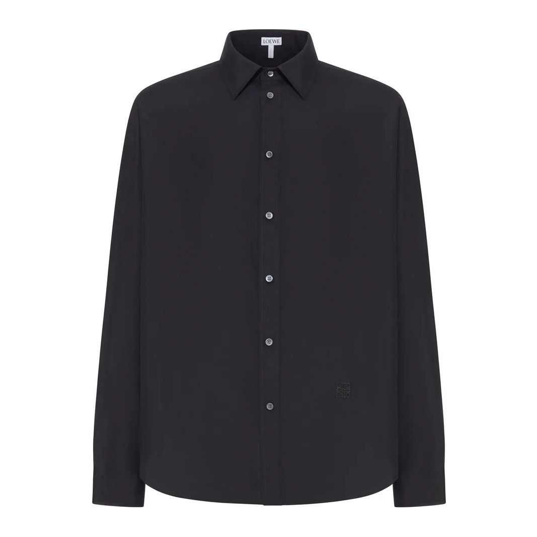LOEWE Cotton Black Shirt New )