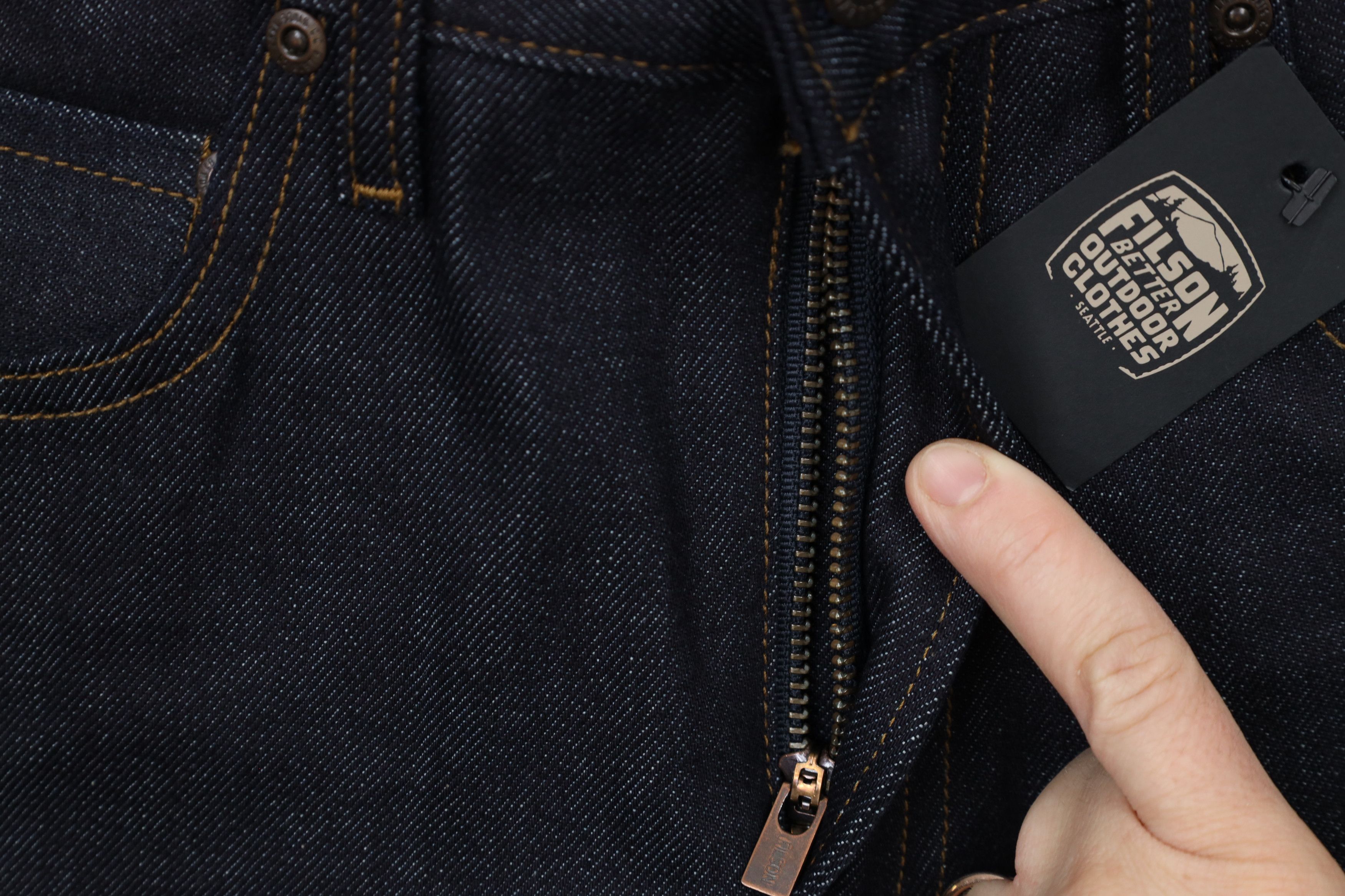 Filson × Vintage New CC Filson 5 Pocket Muleskinner Denim Jeans Raw Indigo Size US 30 / EU 46 - 5 Thumbnail