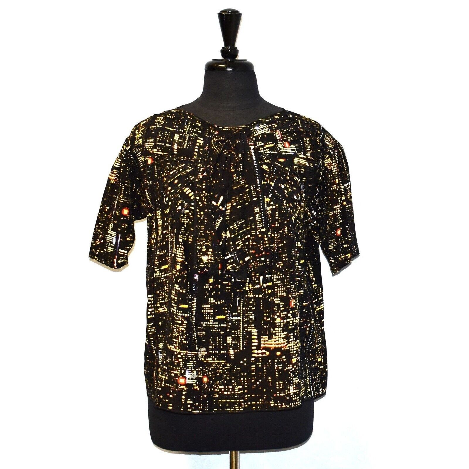Marc Jacobs NWT MARC JACOBS Silk Bow Front & Tie Neck Back Blouse Top 2 Size XS / US 0-2 / IT 36-38 - 1 Thumbnail