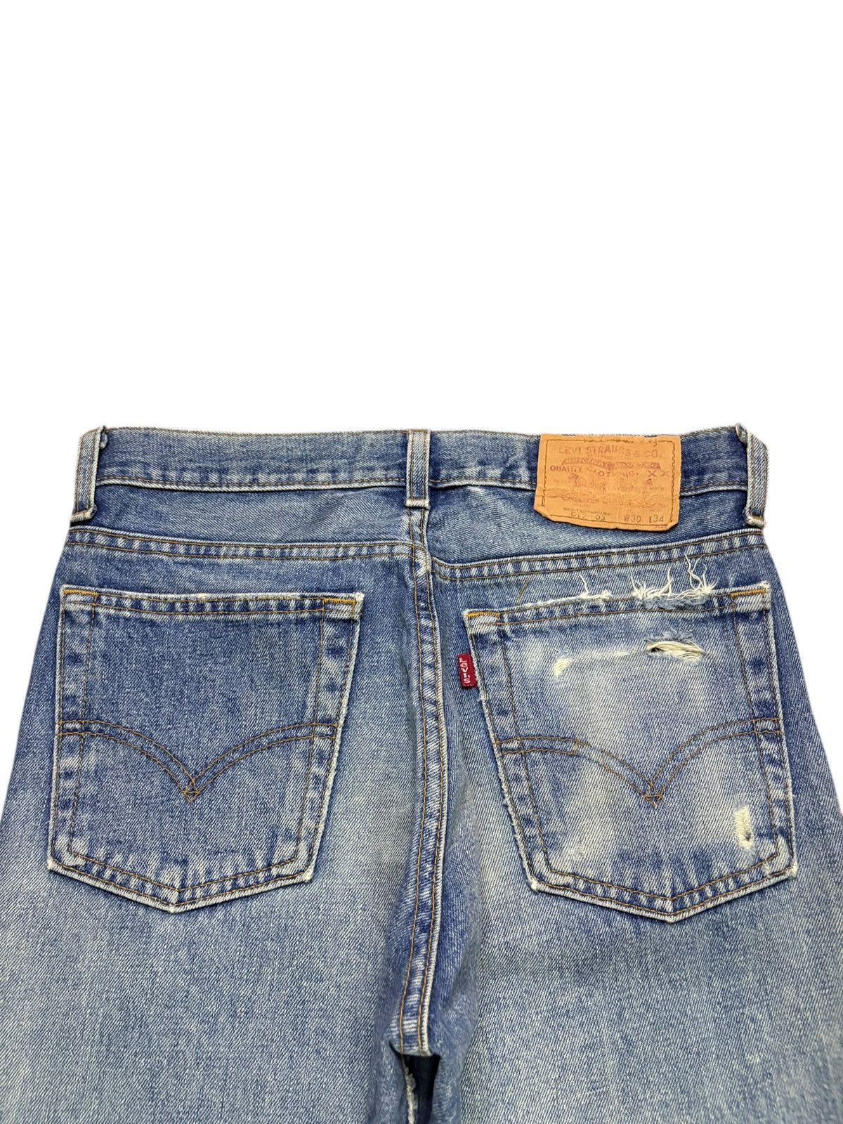 Levi's Vintage 90s Levis 517 Mud Wash Distressed Bootcut Flare Jean Size US 30 / EU 46 - 8 Thumbnail