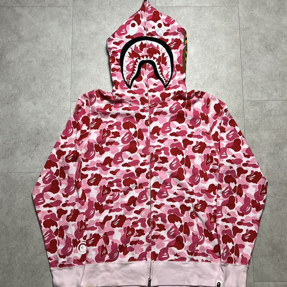Bape Bape ABC Camo Full Zip Shark Hoodie Size US L / EU 52-54 / 3 - 1 Thumbnail