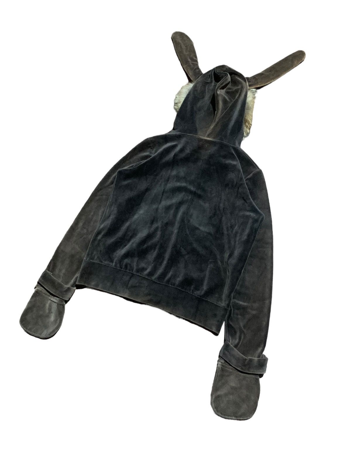 Japanese Brand × Vintage japanese brand rabbit ears velvet fur hoodie ifsixwasnine Size US S / EU 44-46 / 1 - 6 Thumbnail