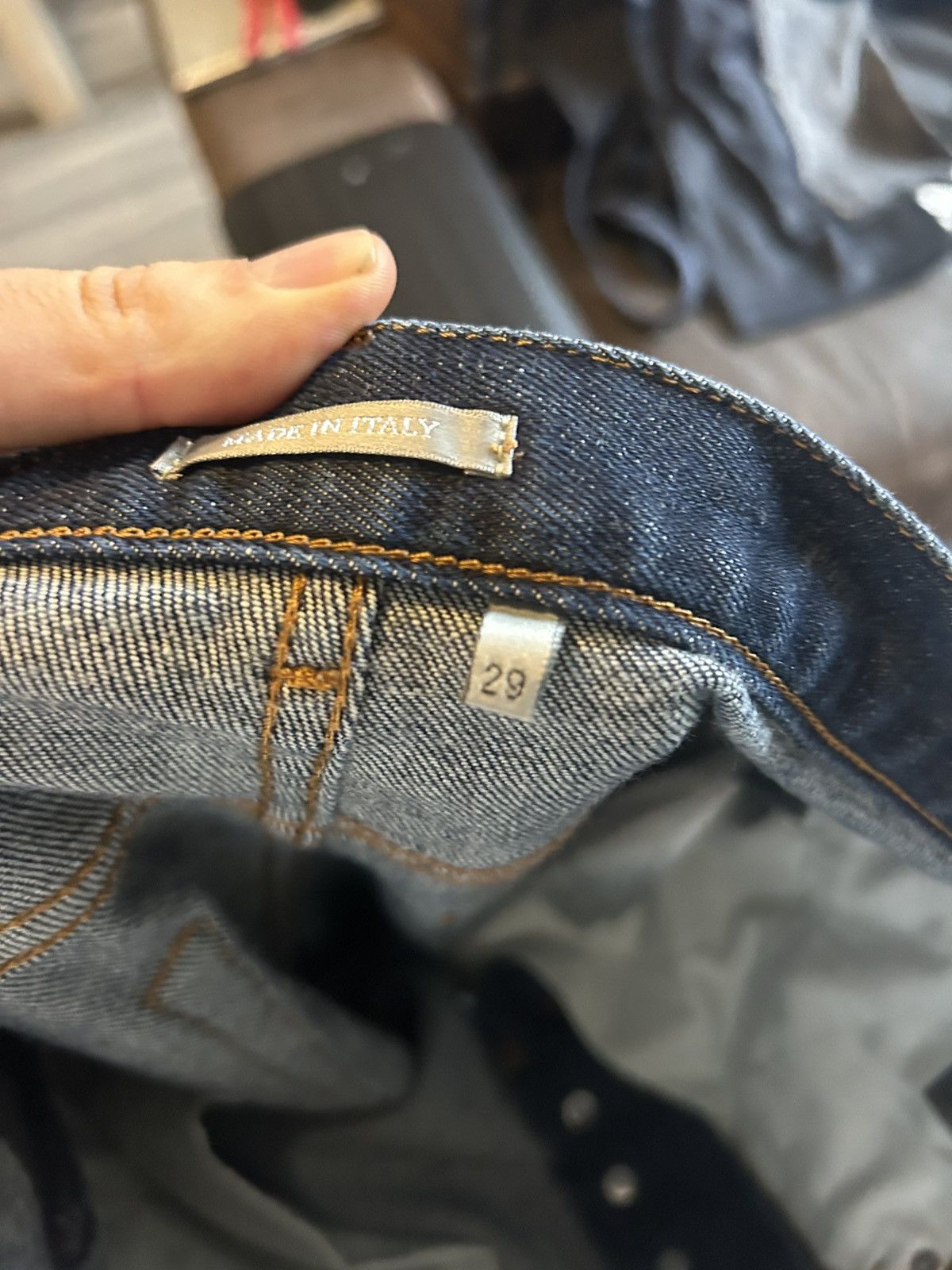 Dior Dior Slim-Fit Distressed Denim Jeans Size US 29 - 11 Thumbnail
