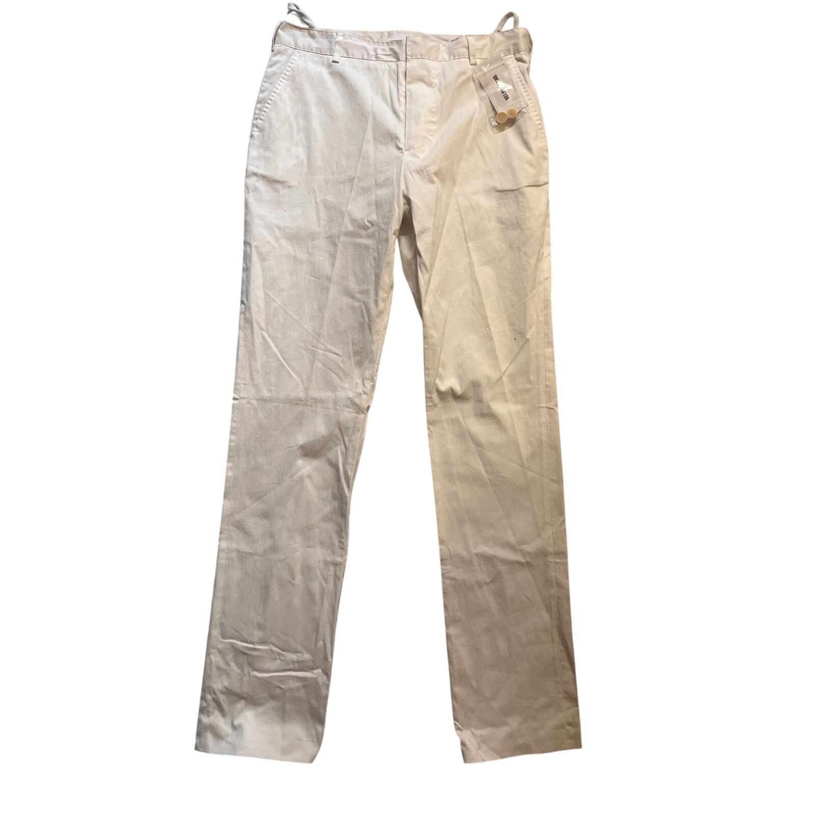 Helmut Lang Vtg Helmut Lang Archive Made in Italy White Pants SZ: 44 Size 30" / US 8 / IT 44 - 1 Thumbnail