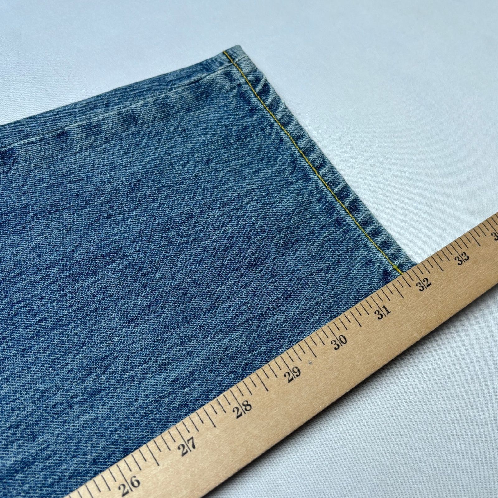 Sid Mashburn $175 Sid Mashburn Slim Straight Jeans 35x32 Made in USA Size US 35 - 6 Thumbnail