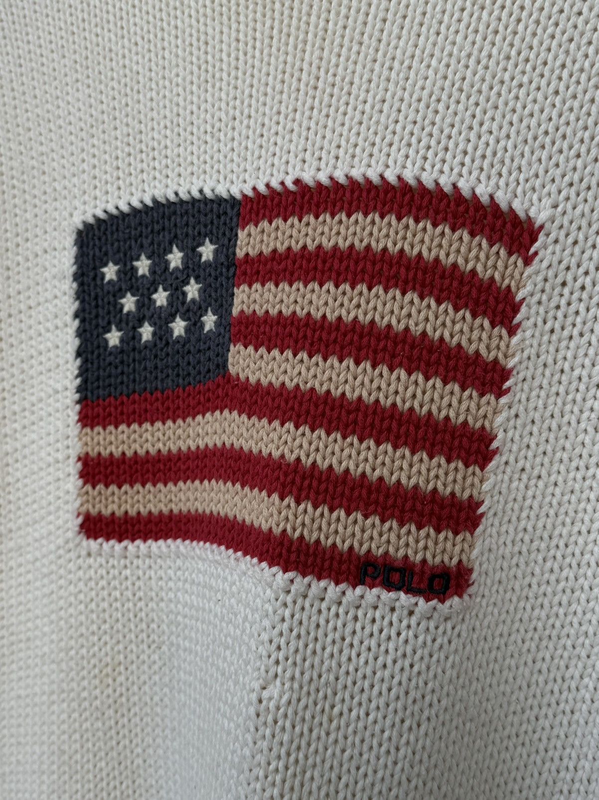Polo Ralph Lauren POLO RALPH LAUREN USA FLAG KNITWEAR Size US L / EU 52-54 / 3 - 4 Thumbnail