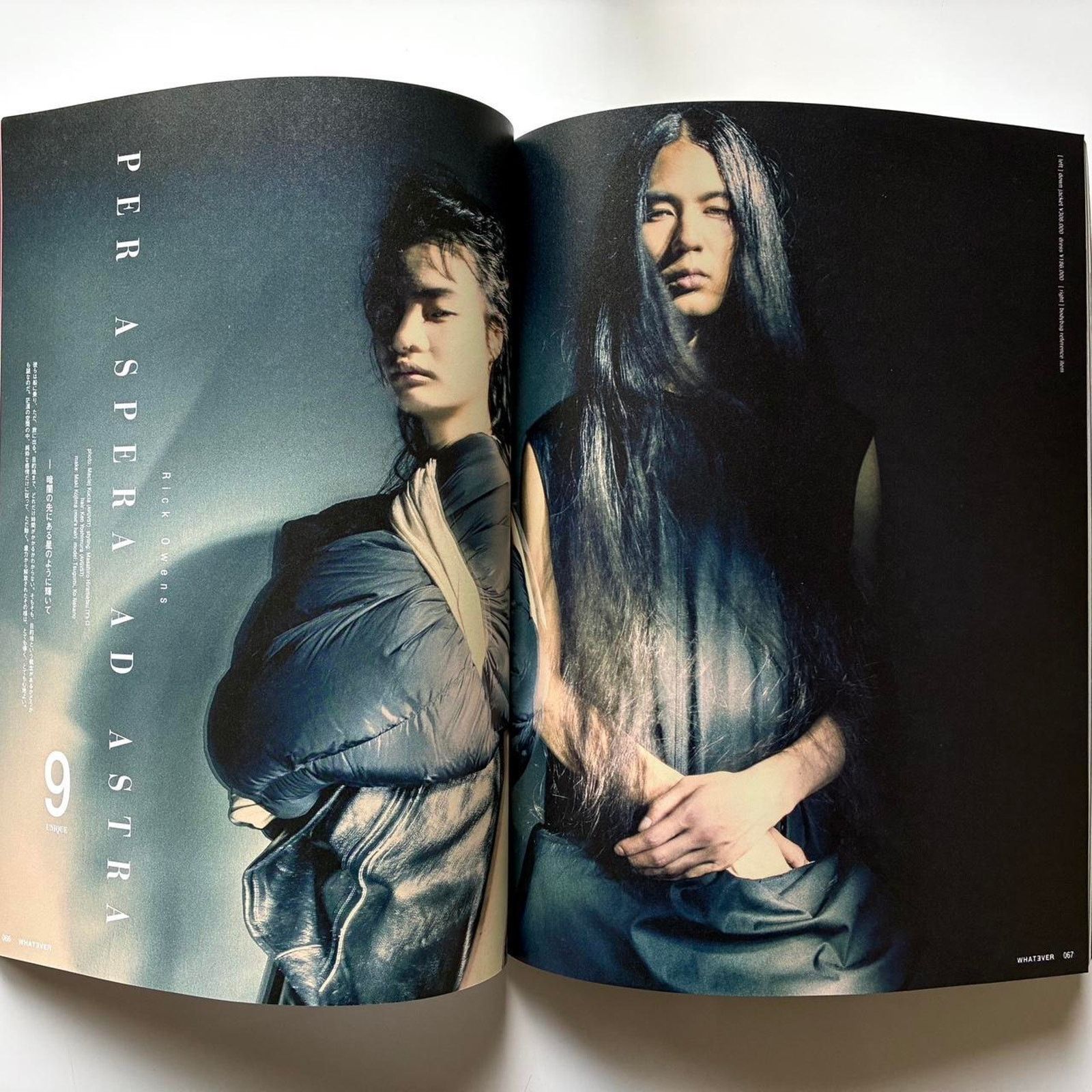 Comme des Garcons × Japanese Brand × Rick Owens WHATEVER Vol. 6 (2017 Winter) Japanese fashion magazine Size ONE SIZE - 2 Thumbnail