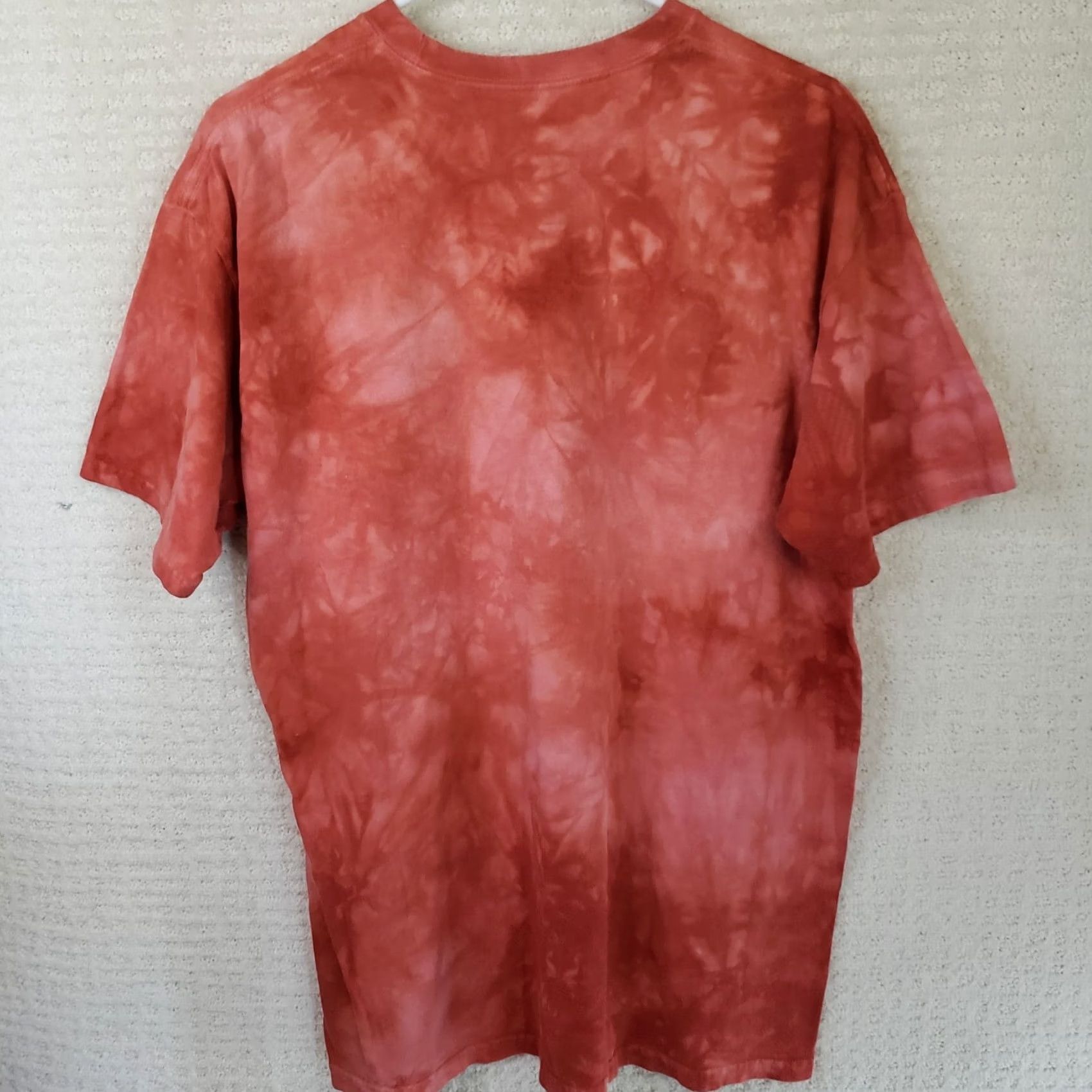 The Mountain VINTAGE The Mountain T-Shirt Men L Red Tie Dye Dog Face Wearable Art Short Sleeve Unisex Size US L / EU 52-54 / 3 - 7 Thumbnail