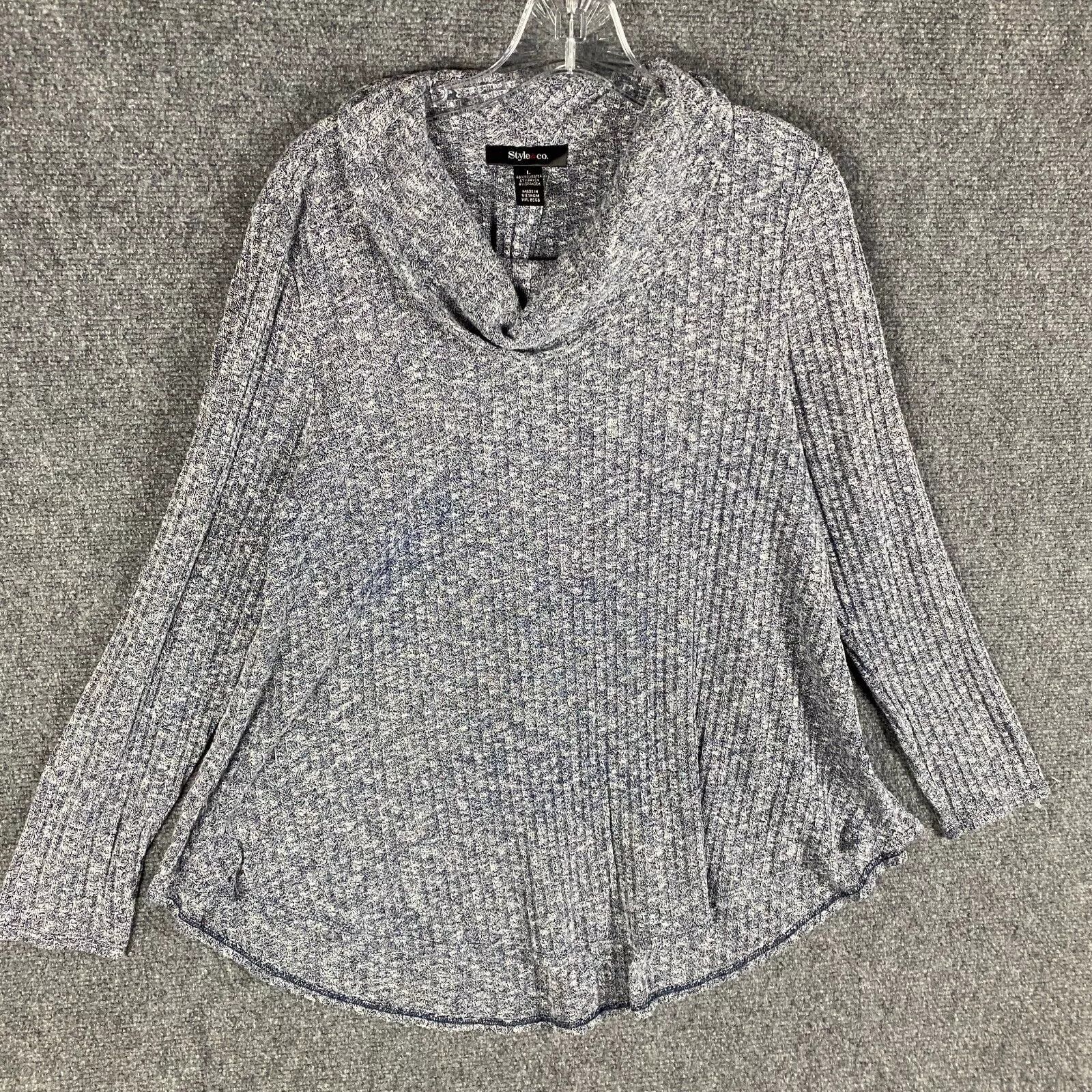 Style & Co Style & Co Sweater Women's Large Polyester Blend Knitted L Size L / US 10 / IT 46 - 1 Thumbnail