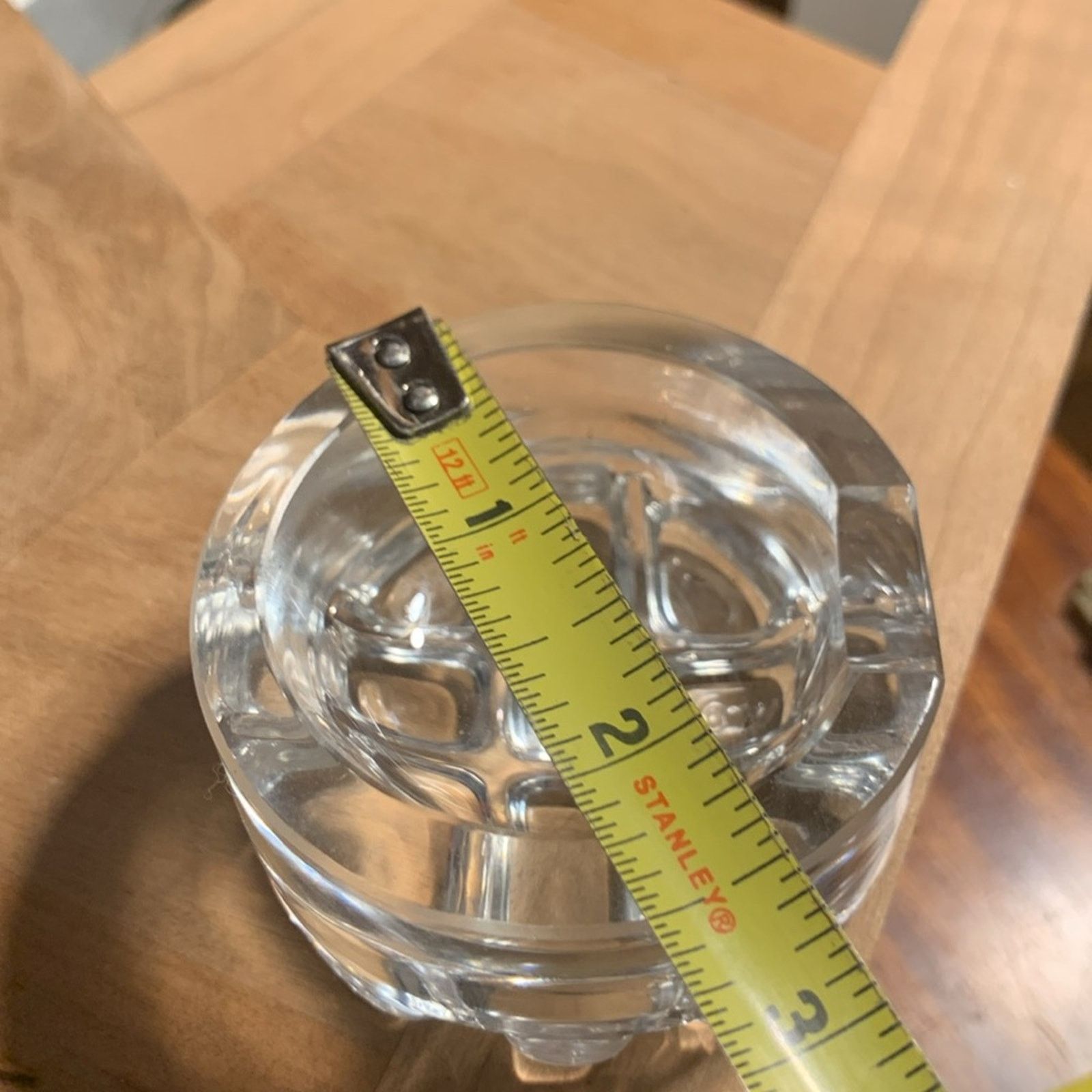 Vintage Midcentury crystal trinket dish ashtray Scandinavia Finland Size ONE SIZE - 7 Thumbnail