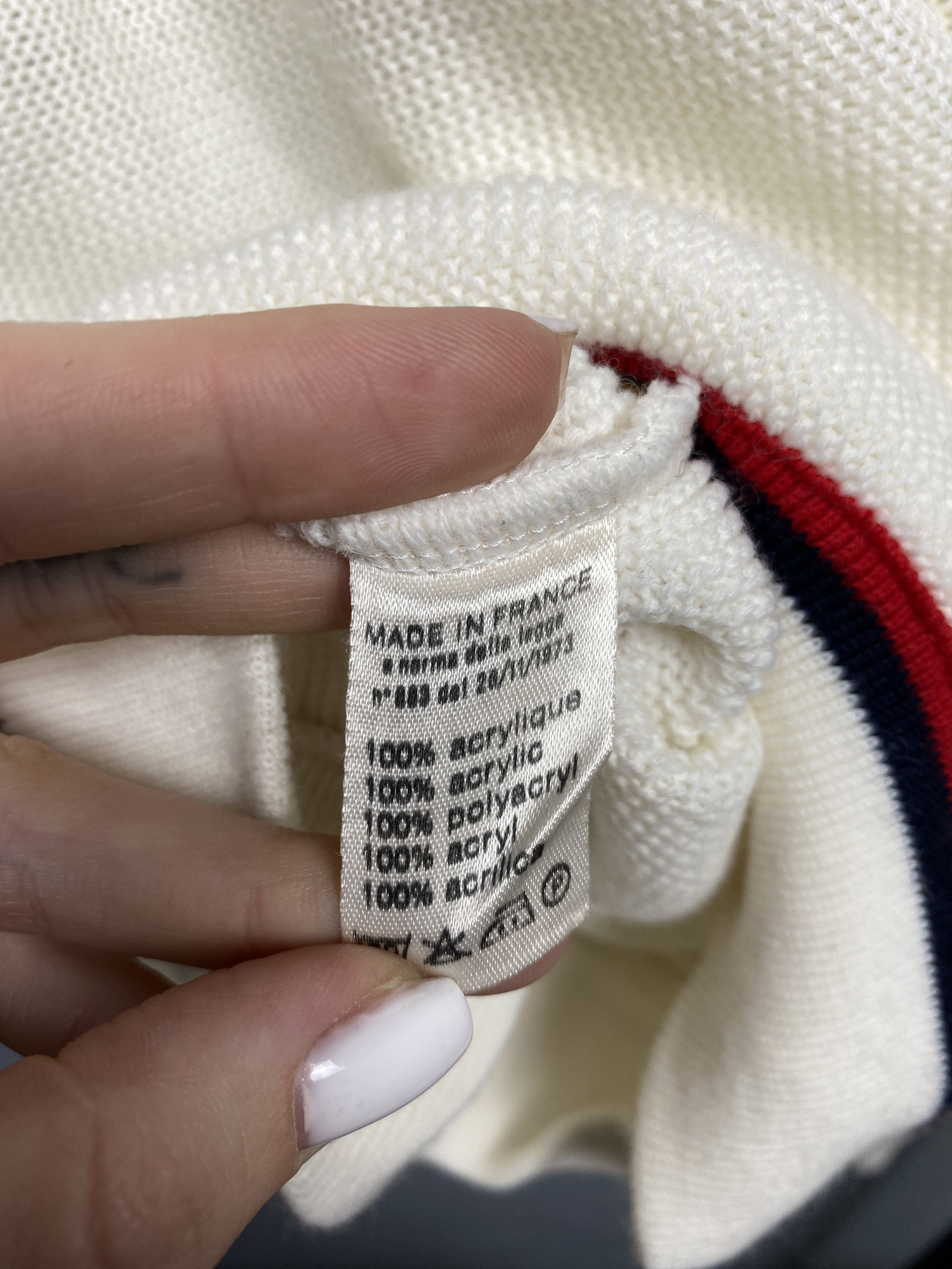Lacoste Chemise Lacoste Vintage Mens Knit V-Neck Sweater Size US L / EU 52-54 / 3 - 6 Thumbnail