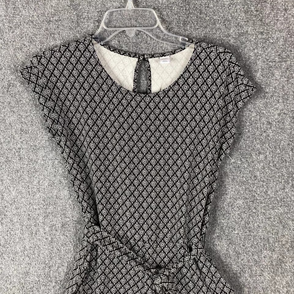 Old Navy Old Navy Romper Small Sleeveless Rayon Black White S Adults Size S / US 4 / IT 40 - 2 Thumbnail