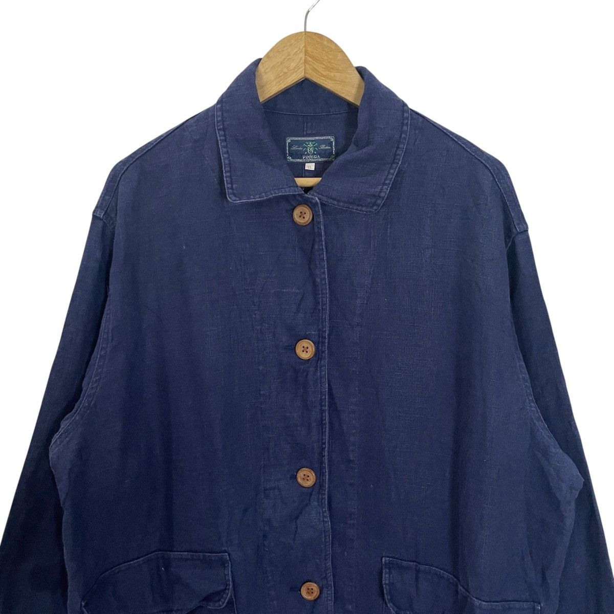 Japanese Brand Vintage Panega Indigo Denim Jacket Size US XL / EU 56 / 4 - 2 Thumbnail