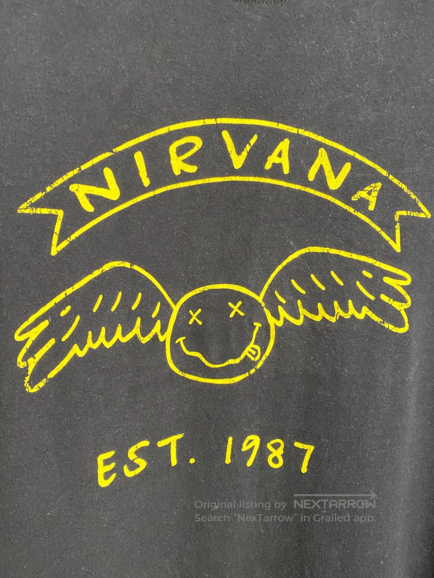 Gildan Nirvana Vintage Band T. Size US L / EU 52-54 / 3 - 5 Thumbnail