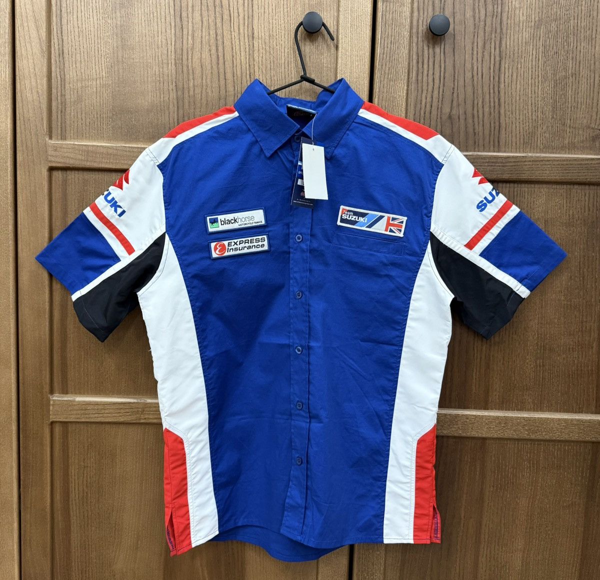 Formula 1 Suzuki Team Official Merchandise Blue Button Up Racing Shirt Size US S / EU 44-46 / 1 - 1 Thumbnail