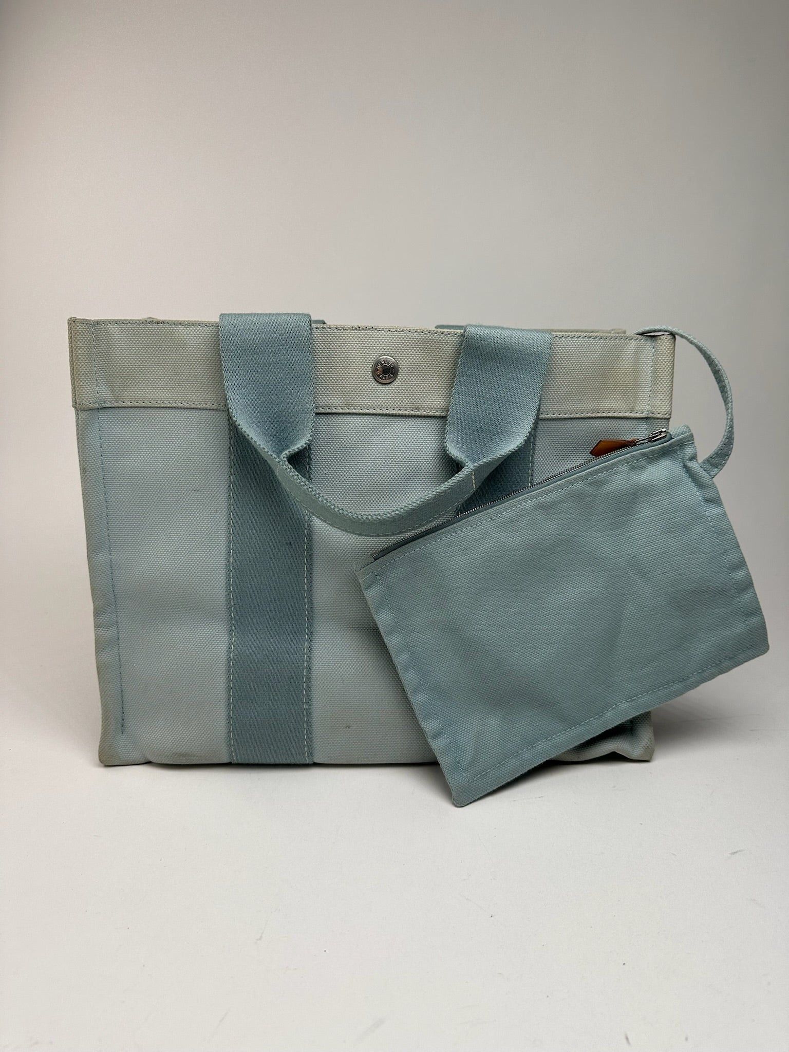 Other Vintage Hermes Bag light blue Size ONE SIZE - 1 Thumbnail