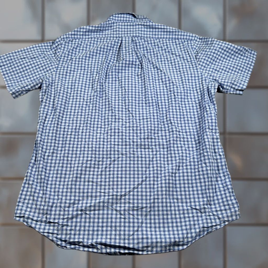 Ralph Lauren Ralph Lauren Shirt Mens Large Blue Check Pony Logo Split Pleated Button Down Size US L / EU 52-54 / 3 - 1 Thumbnail