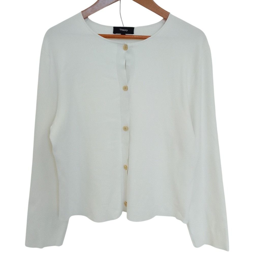 Theory Theory WOOSTER CREPE KNIT Cardigan Textile Tops DUTY FREE