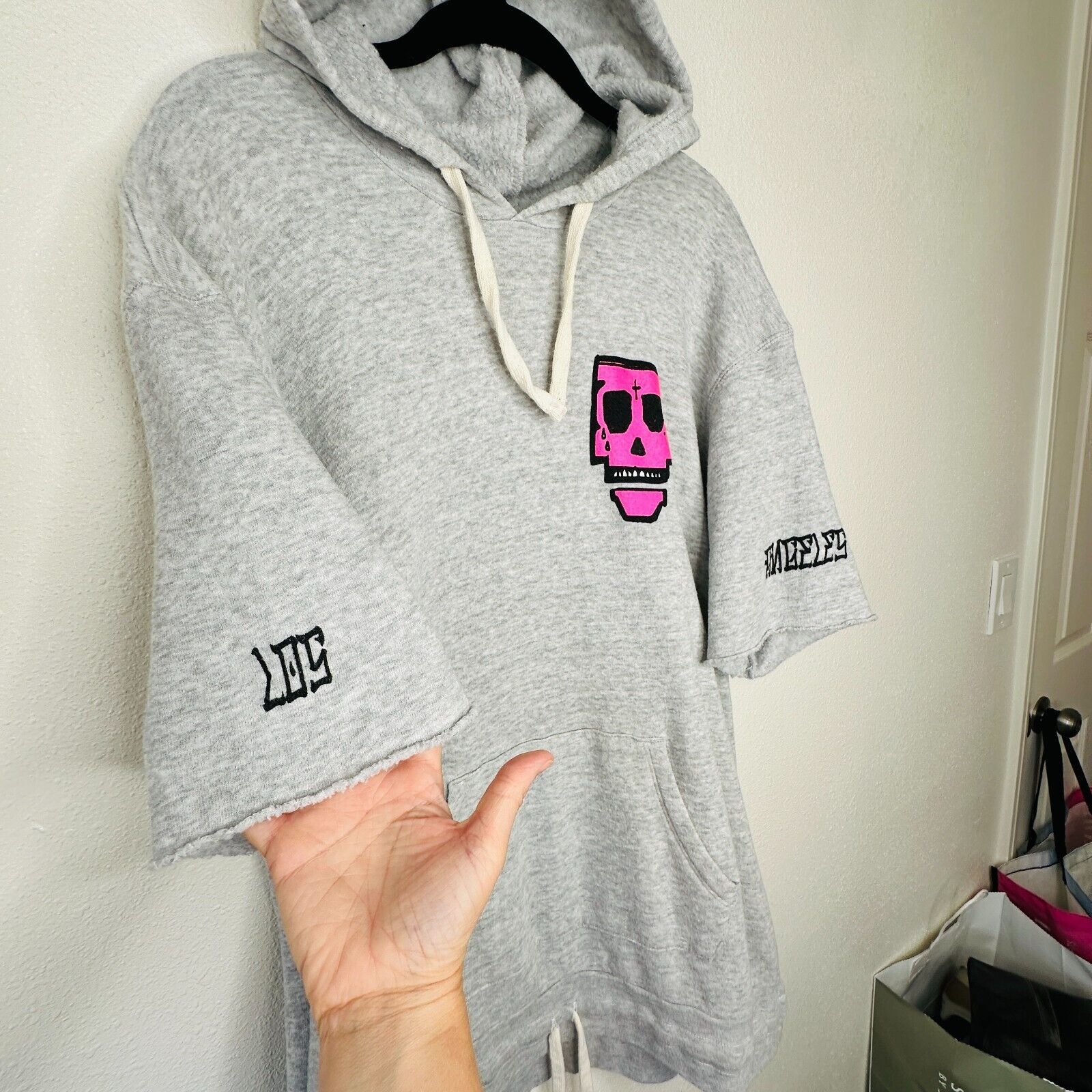 Other Purple Haus Short Sleeve Pouch Hoodie Pullover Sweater 2XL Size US XS / EU 42 / 0 - 6 Thumbnail