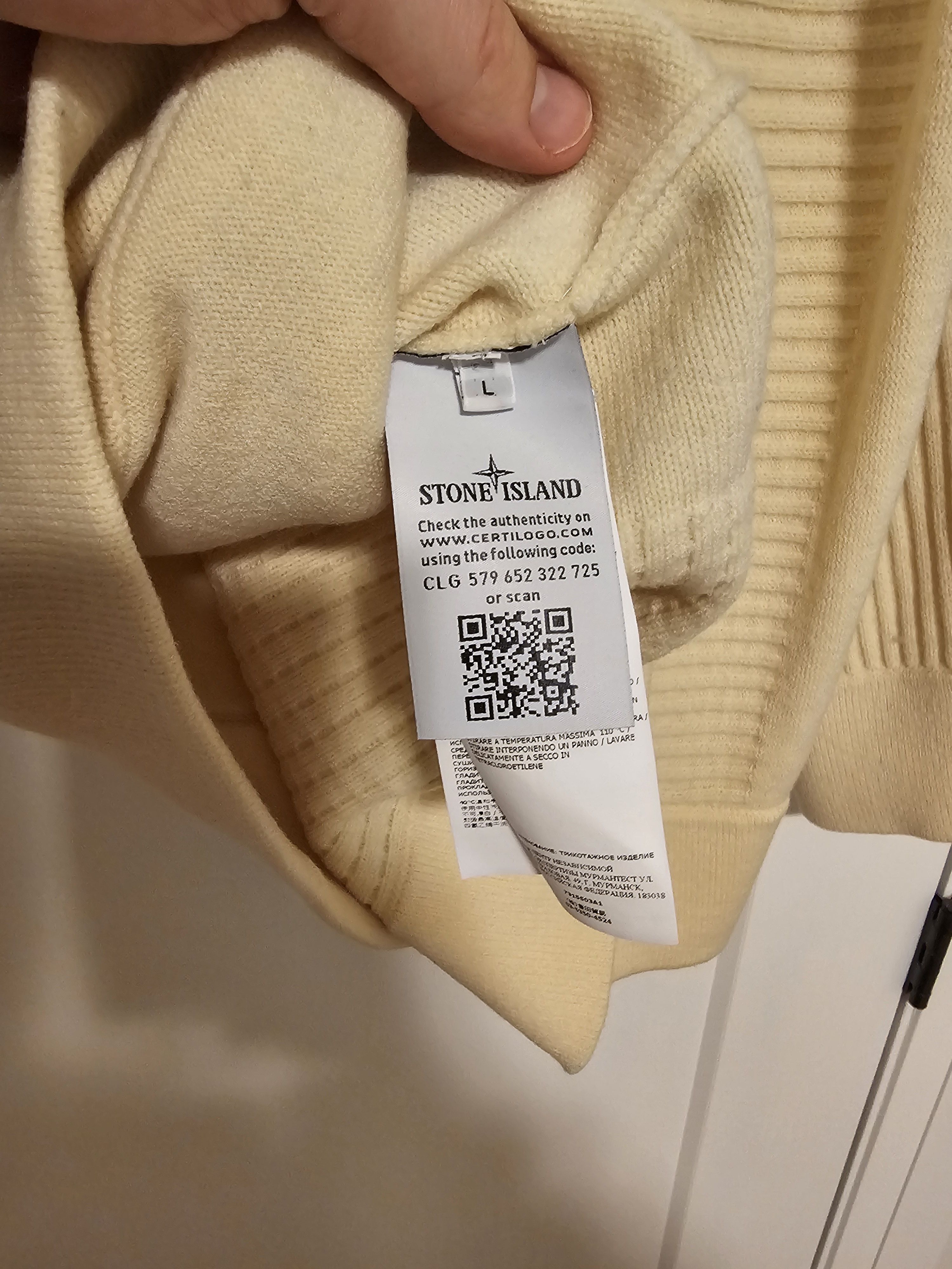 Stone Island Stone Island Knit Hoodie Size US L / EU 52-54 / 3 - 4 Thumbnail