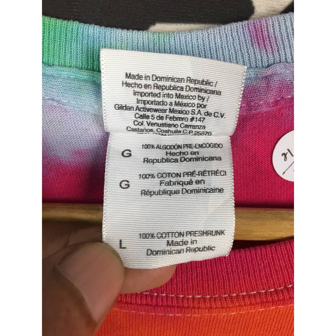 Gildan × Vintage Get Wise Classic Psychedelic Tie Dye Crew Staff Tee Size US L / EU 52-54 / 3 - 10 Thumbnail