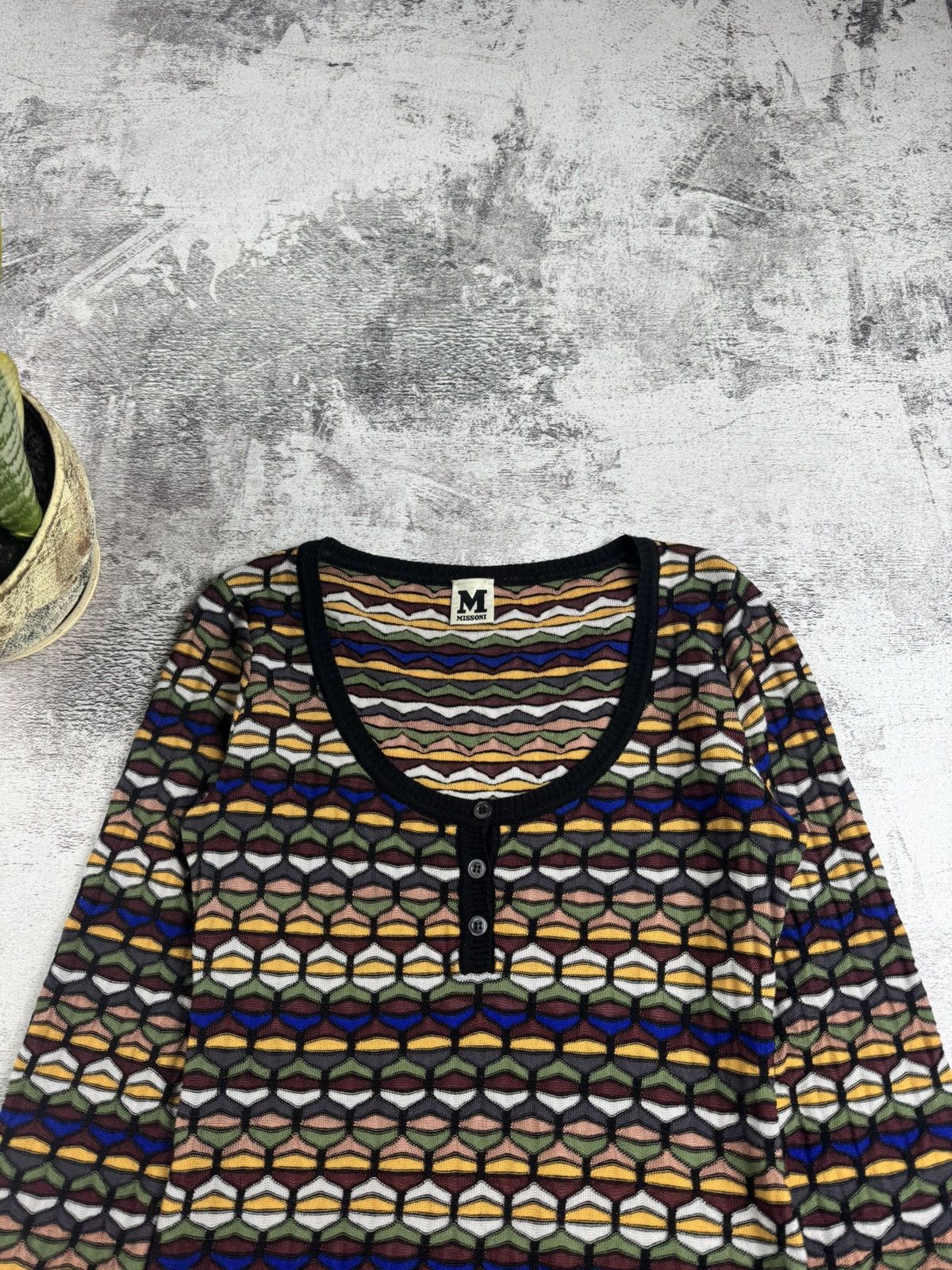 Missoni Missoni Knit 42 Size Wool Dress Tunic Black Longsleeve Size M / US 6-8 / IT 42-44 - 7 Thumbnail