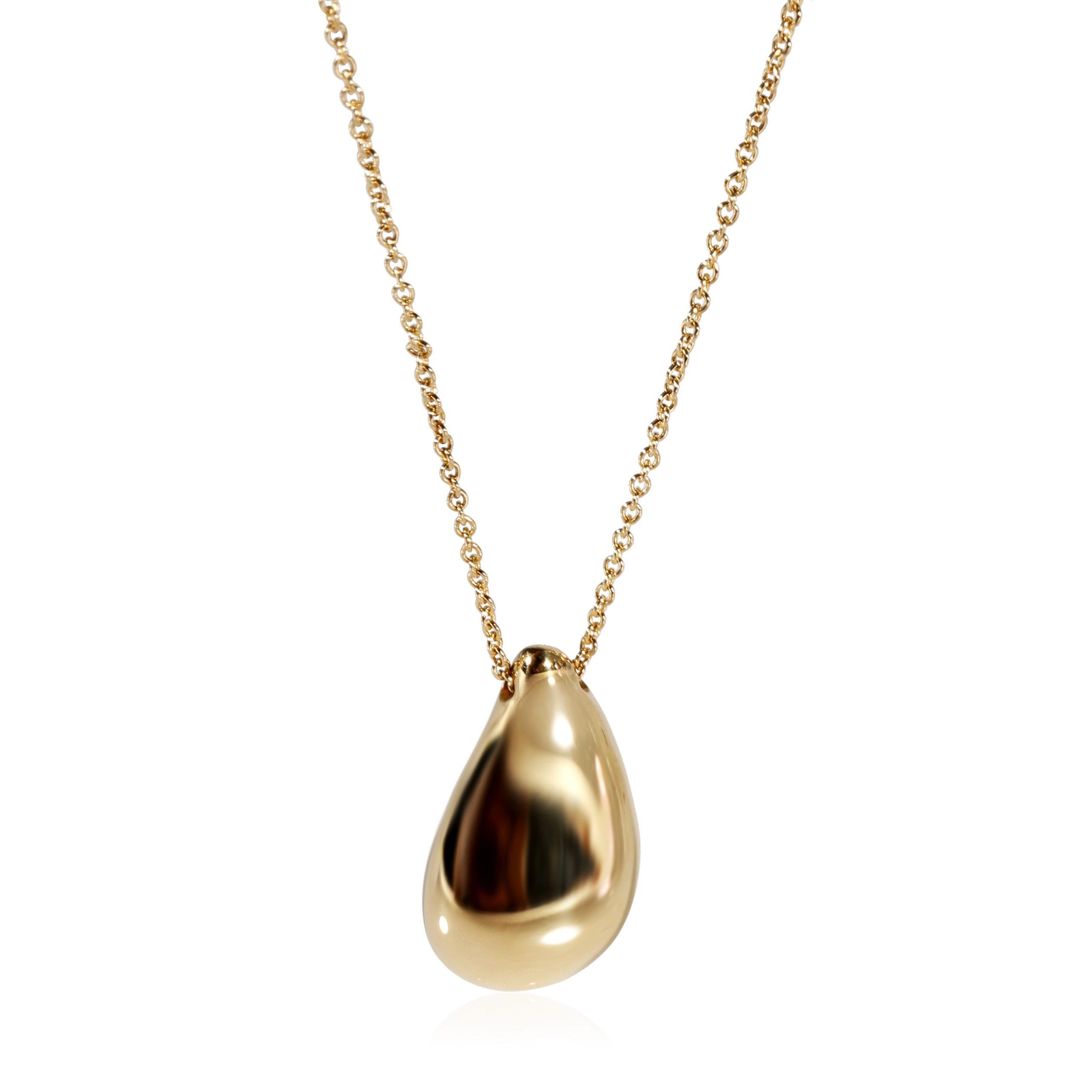 Tiffany & Co. Elsa Peretti Vintage Teardrop Pendant in 18k Yellow Gold