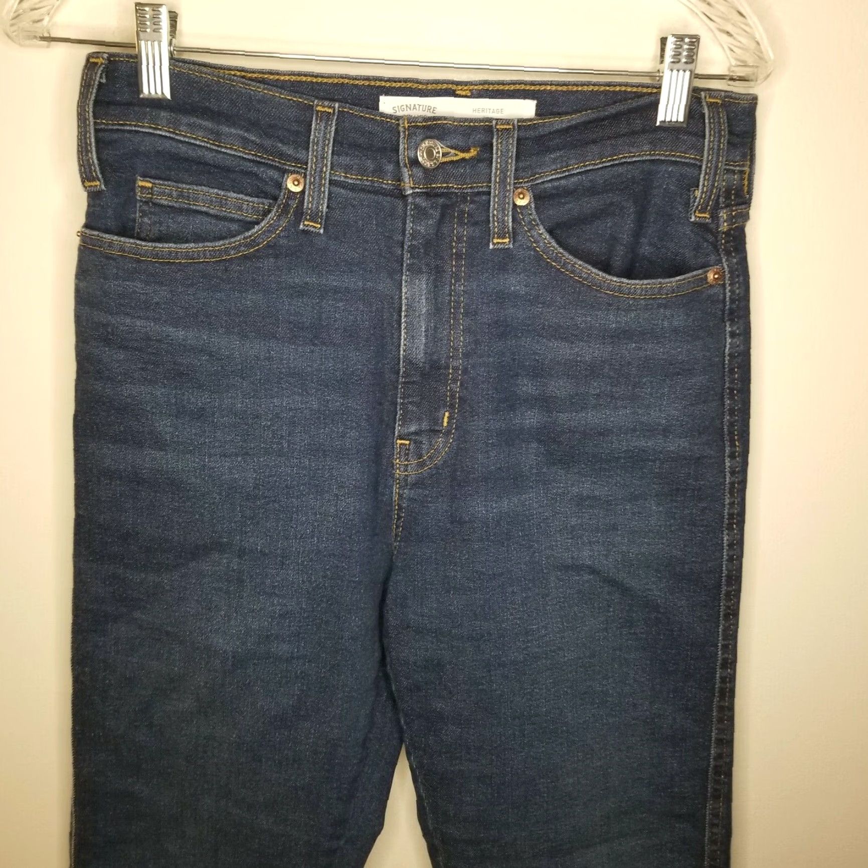 Levi's Levi's Jeans Signature Women's High Rise Straight Blue Size 6 Size 28" / US 6 / IT 42 - 2 Thumbnail