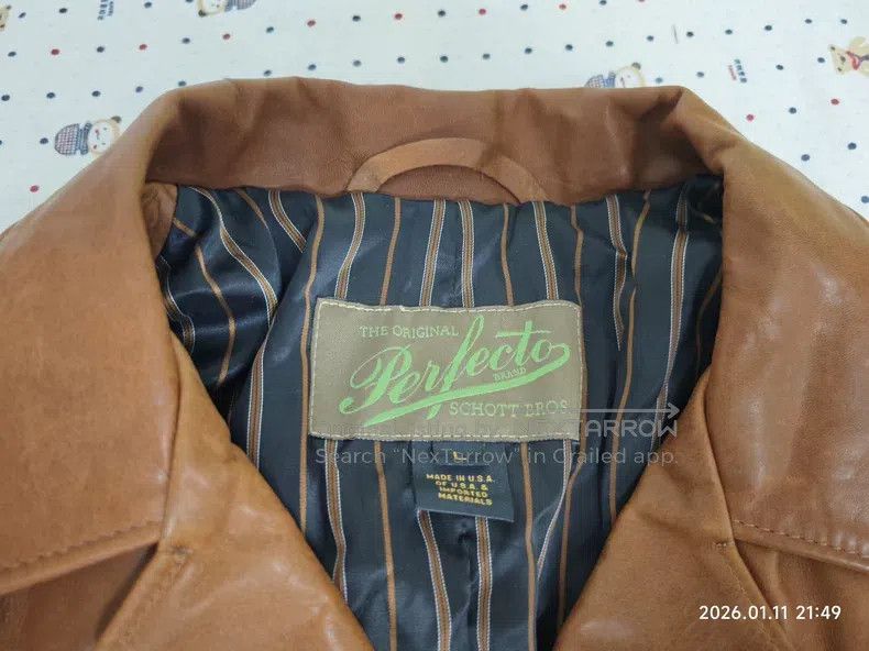 Schott Schott American cowhide leather coat Size US L / EU 52-54 / 3 - 3 Thumbnail