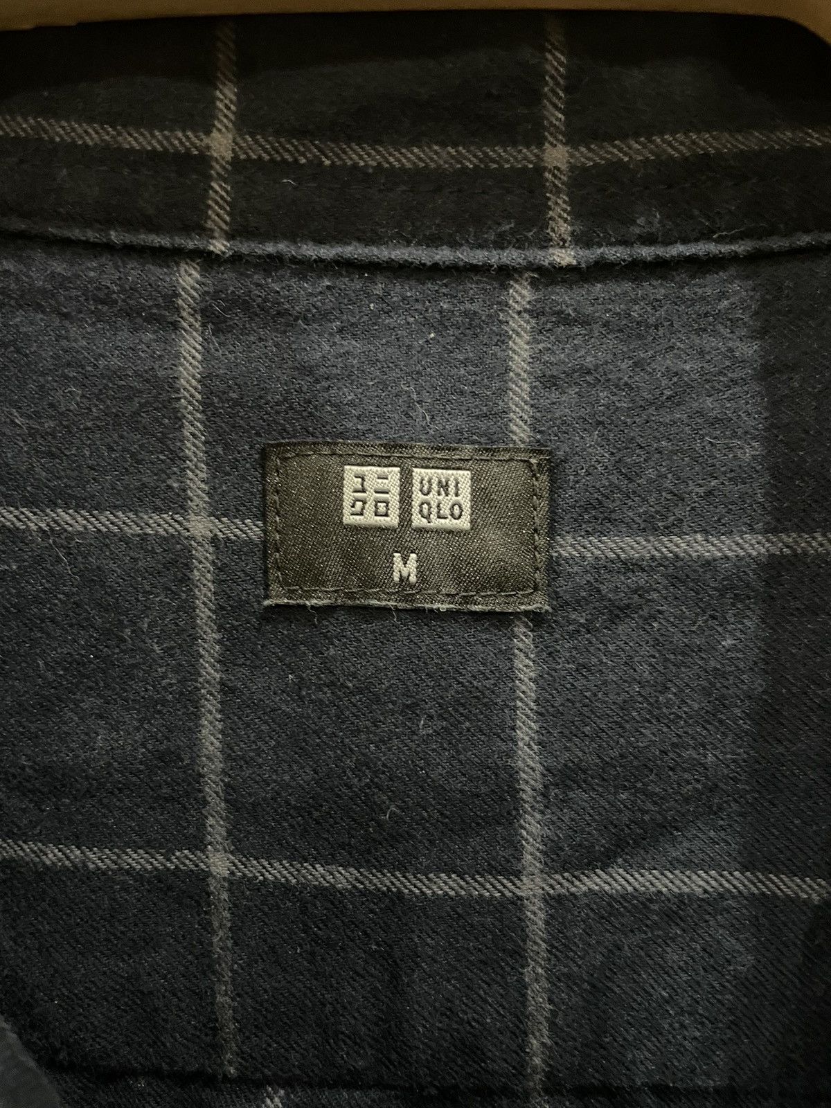 Japanese Brand × Uniqlo Vintage Uniqlo Travis Scott Style Tartan Plaid Flannel Size US M / EU 48-50 / 2 - 10 Thumbnail
