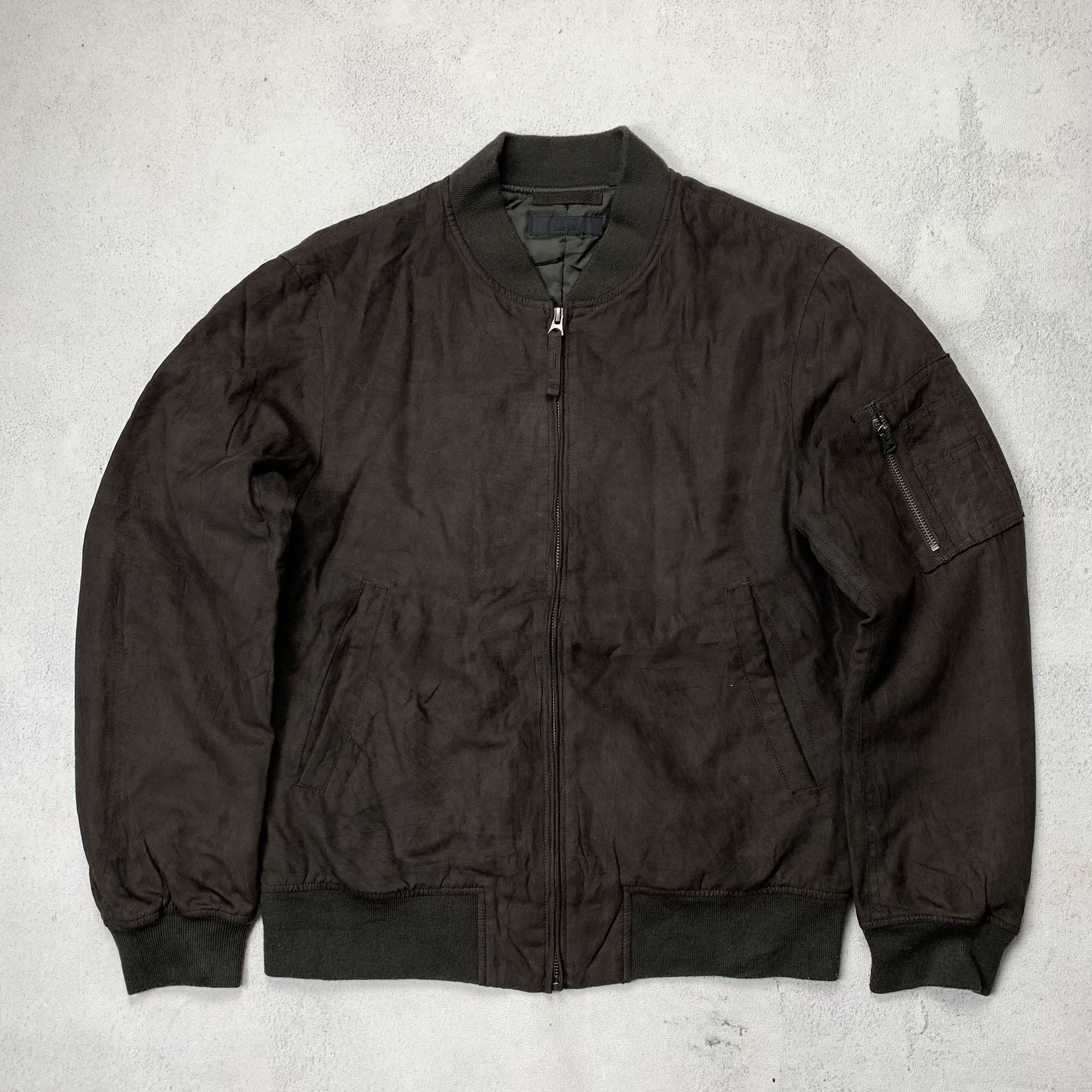 Uniqlo Uniqlo Suede Bomber Jacket Size US S / EU 44-46 / 1 - 1 Thumbnail