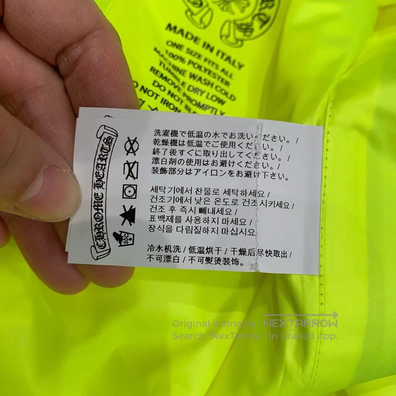 Chrome Hearts Chrome Hearts Neon Green Cargo Pants. Size US 30 / EU 46 - 5 Thumbnail