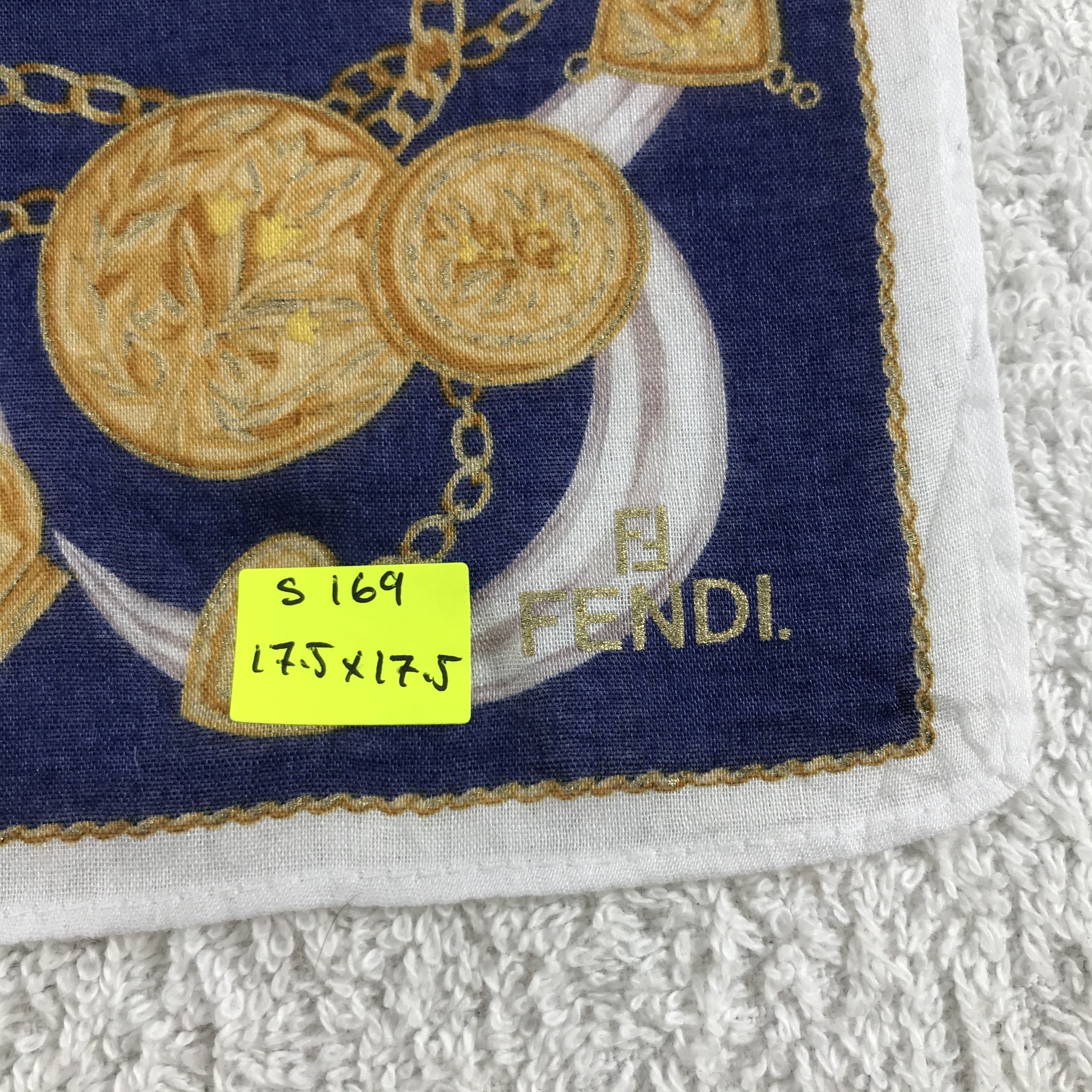Vintage Fendi Bandana / Handkerchief / Neckerchief - S169 Size ONE SIZE - 5 Thumbnail