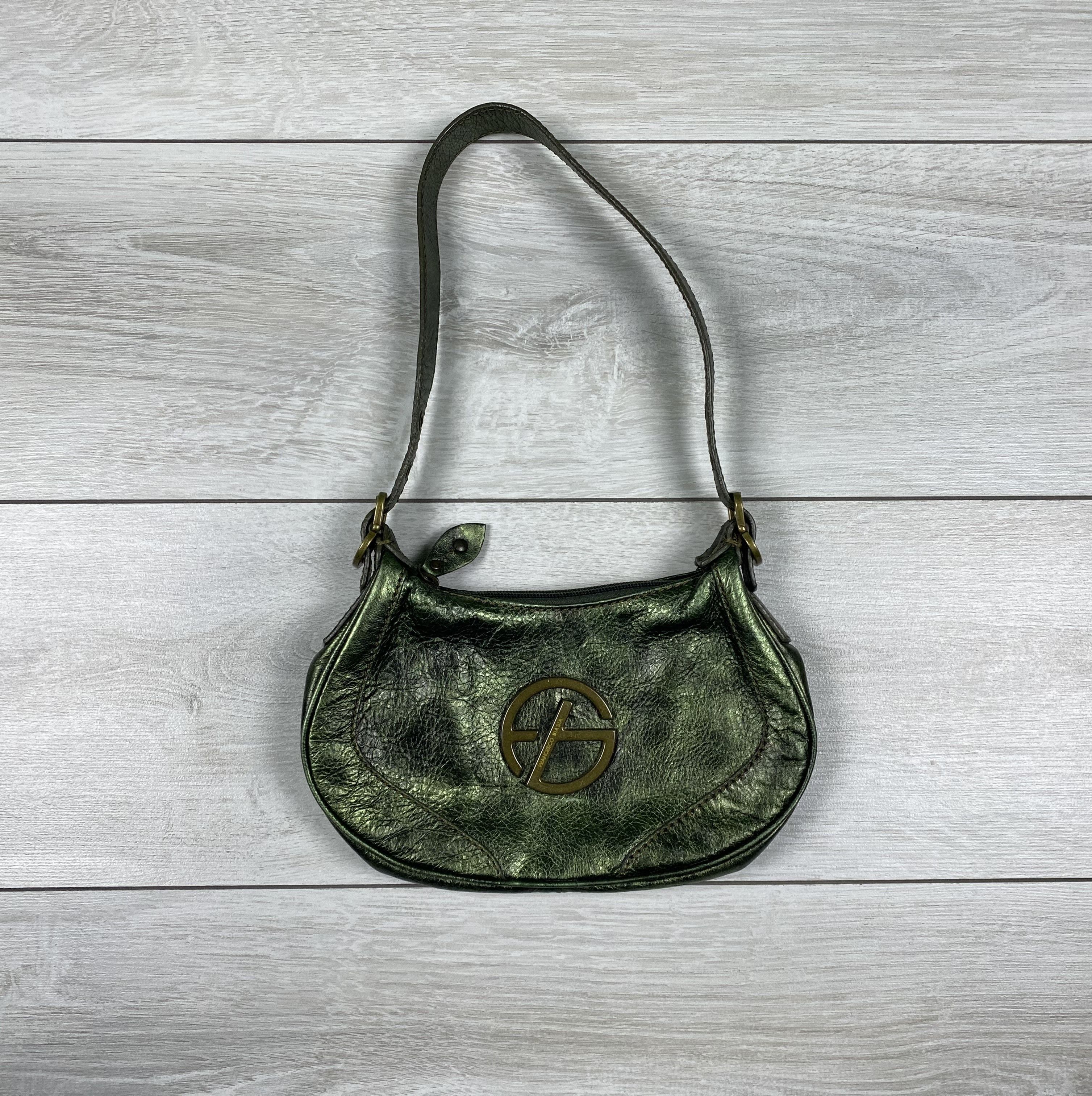 Other Vintage y2k Francesco Biasia green mini bag Size ONE SIZE - 1 Thumbnail