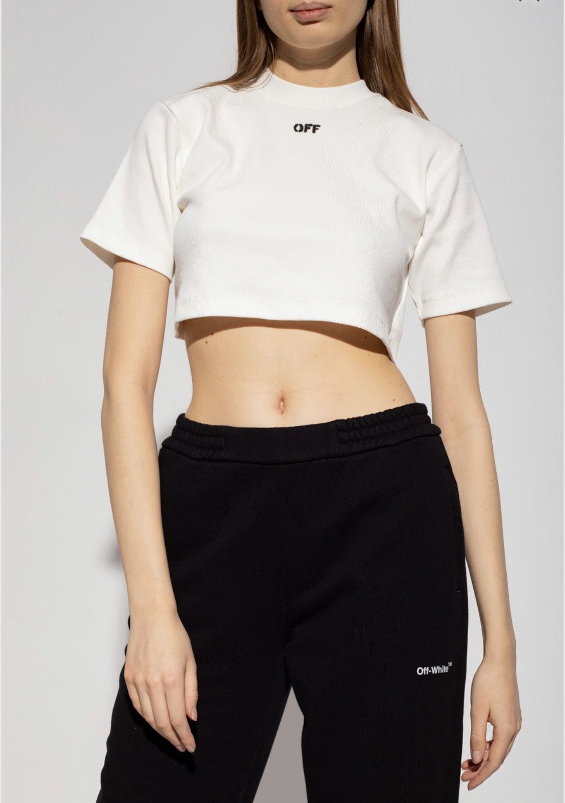 Off-White Off-White Crop Top Size L / US 10 / IT 46 - 13 Thumbnail