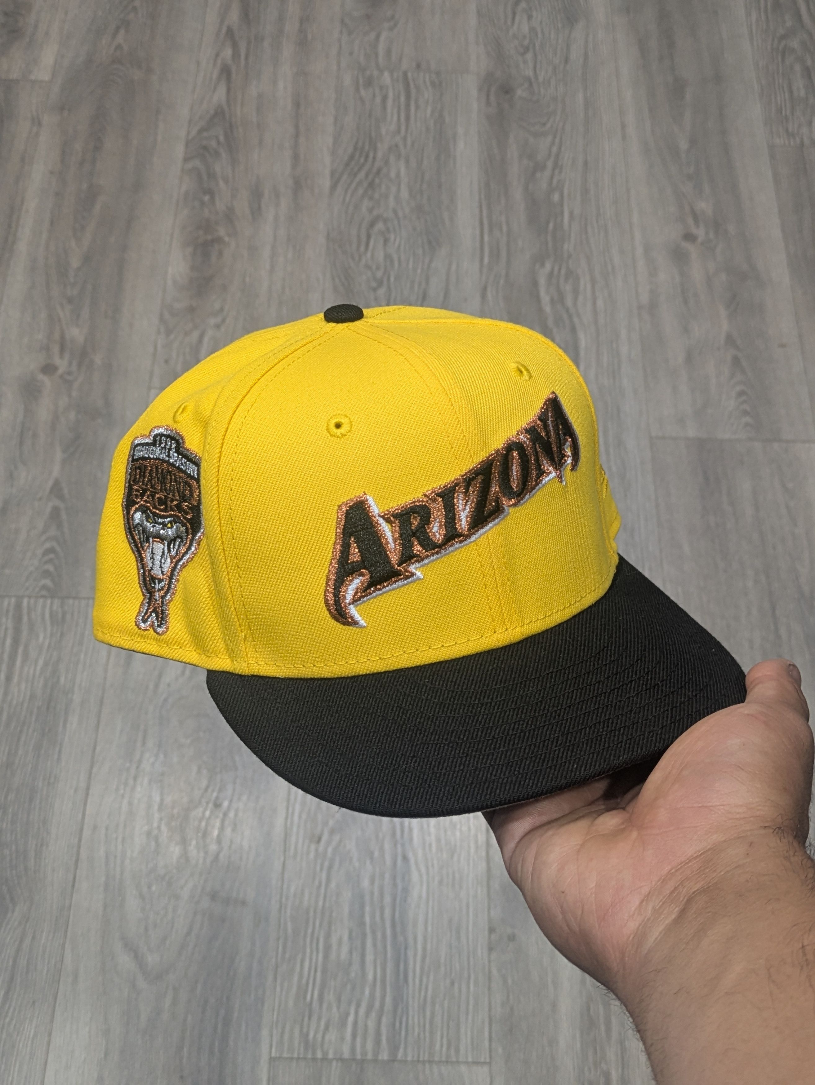 New Era 7 1/2 Arizona Diamondbacks Fitted Hat AZKrownz Size ONE SIZE - 1 Thumbnail