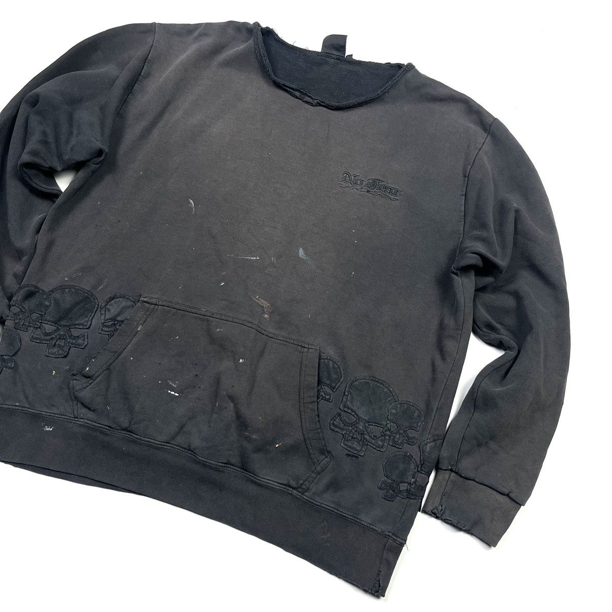 No Fear × Vintage 💀 No Fear Skeleton Vintage Streetwear Sweatshirt Black Size US L / EU 52-54 / 3 - 3 Thumbnail