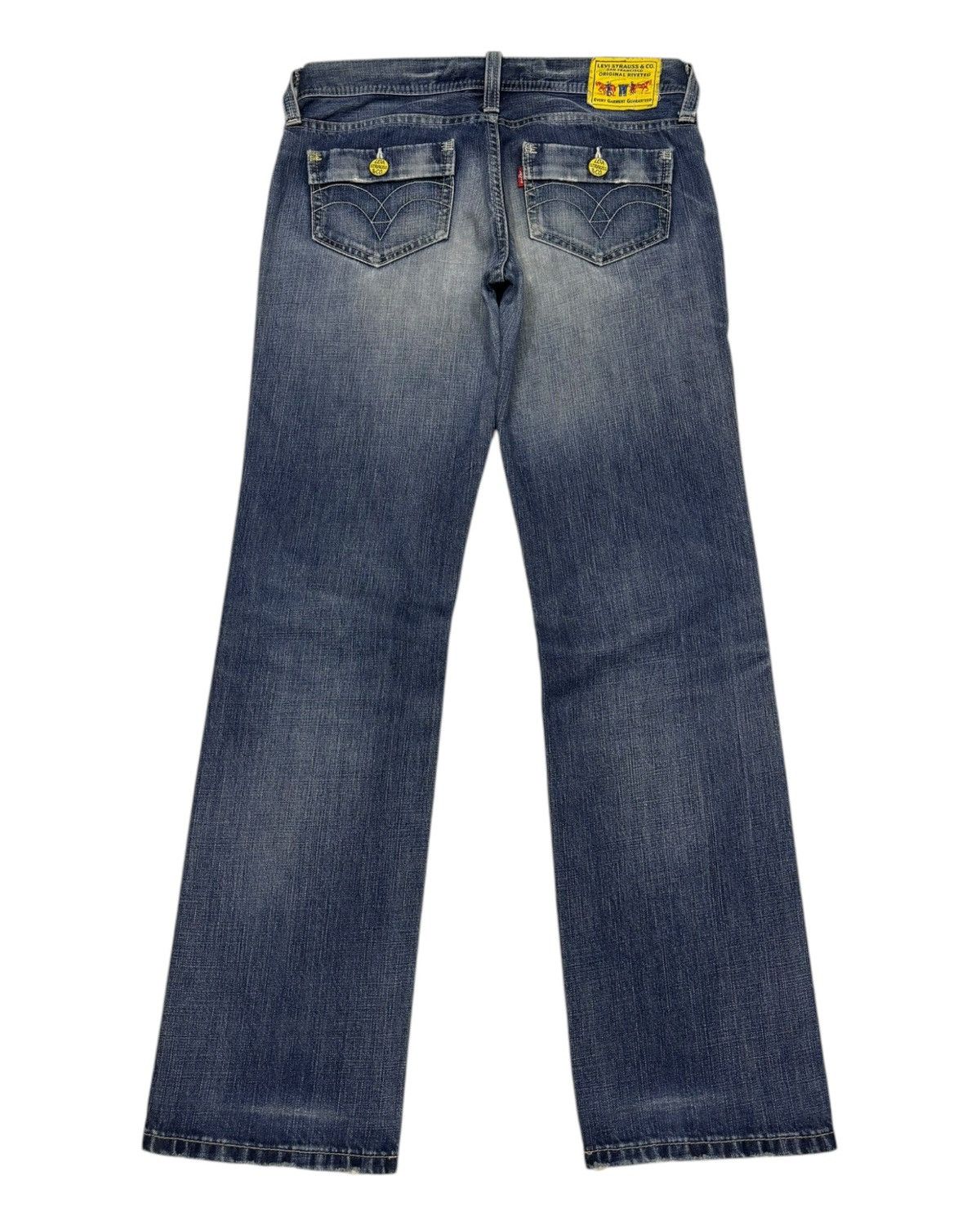 If Six Was Nine × JNCO × Levi's 🔥Levis Strauss & Co Nice Faded Denim Jeans Size US 30 / EU 46 - 2 Thumbnail