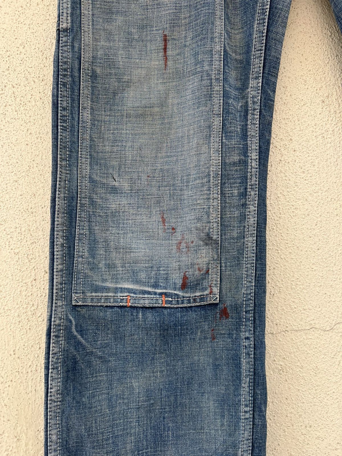 Full Count & Co. Vintage Full Count Japan Painter Denim Double Knee Work Pant Size US 30 / EU 46 - 9 Thumbnail
