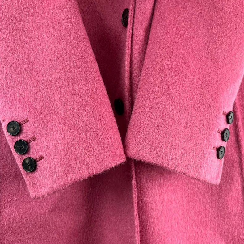 Dior Dior Pink wool long coat 2505-Nextarrow Size XXS / US 00 / IT 34 - 5 Thumbnail