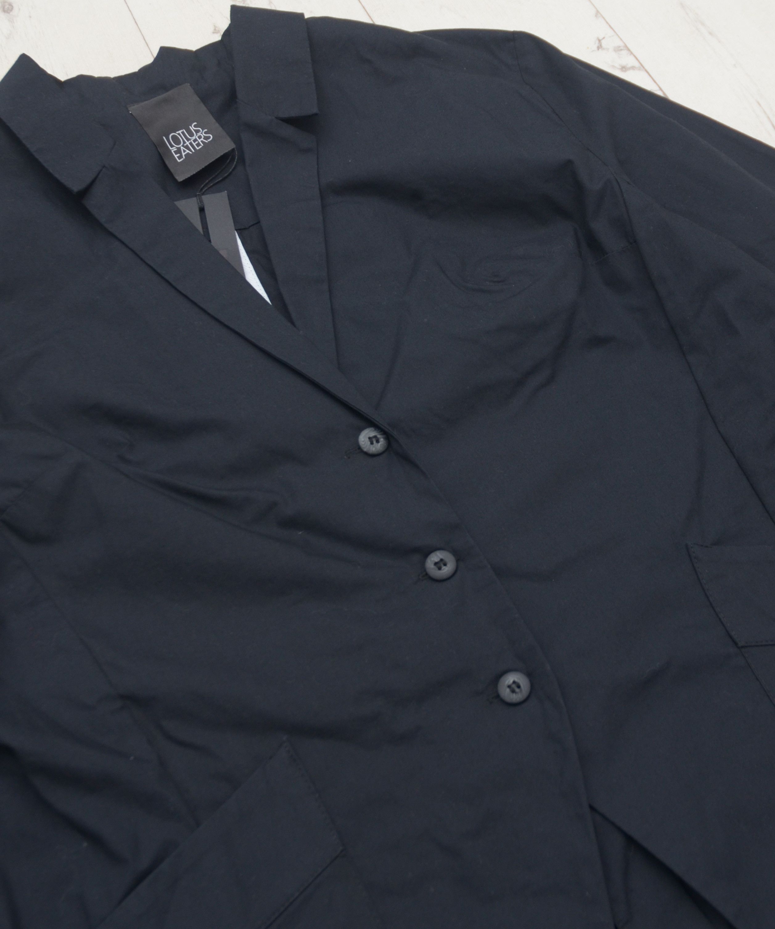 Designer New Designer LOTUS EATERS COTTON BLAZER Black y2k Size XL / US 12-14 / IT 48-50 - 5 Thumbnail