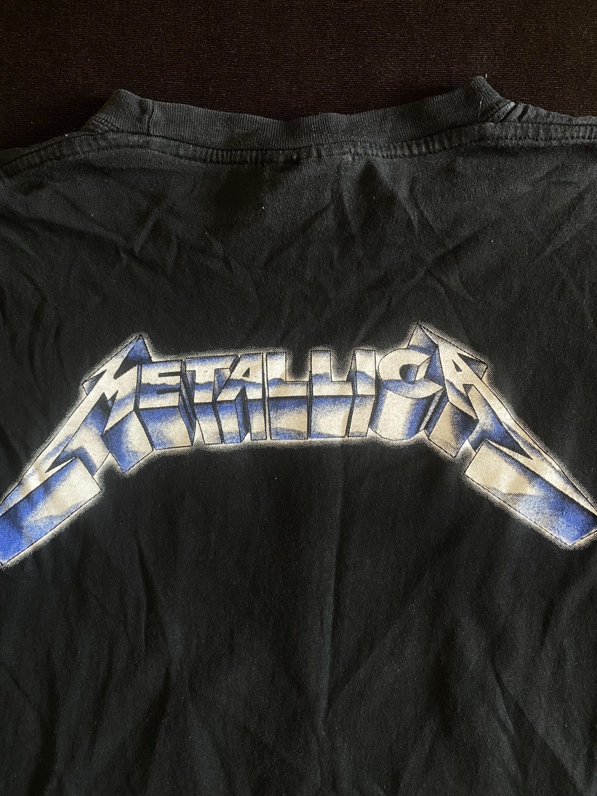 Band Tees Vintage Metallica big logo band lightning bootleg 00s tee Size US L / EU 52-54 / 3 - 6 Thumbnail