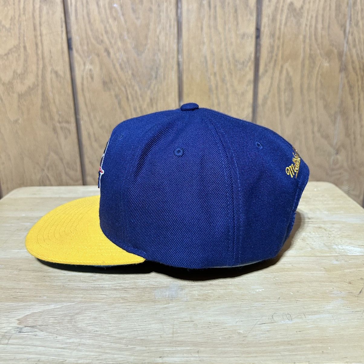 Mitchell & Ness Golden State Warriors Snapback Hat Cap NBA Mitchell & Ness Size ONE SIZE - 2 Thumbnail