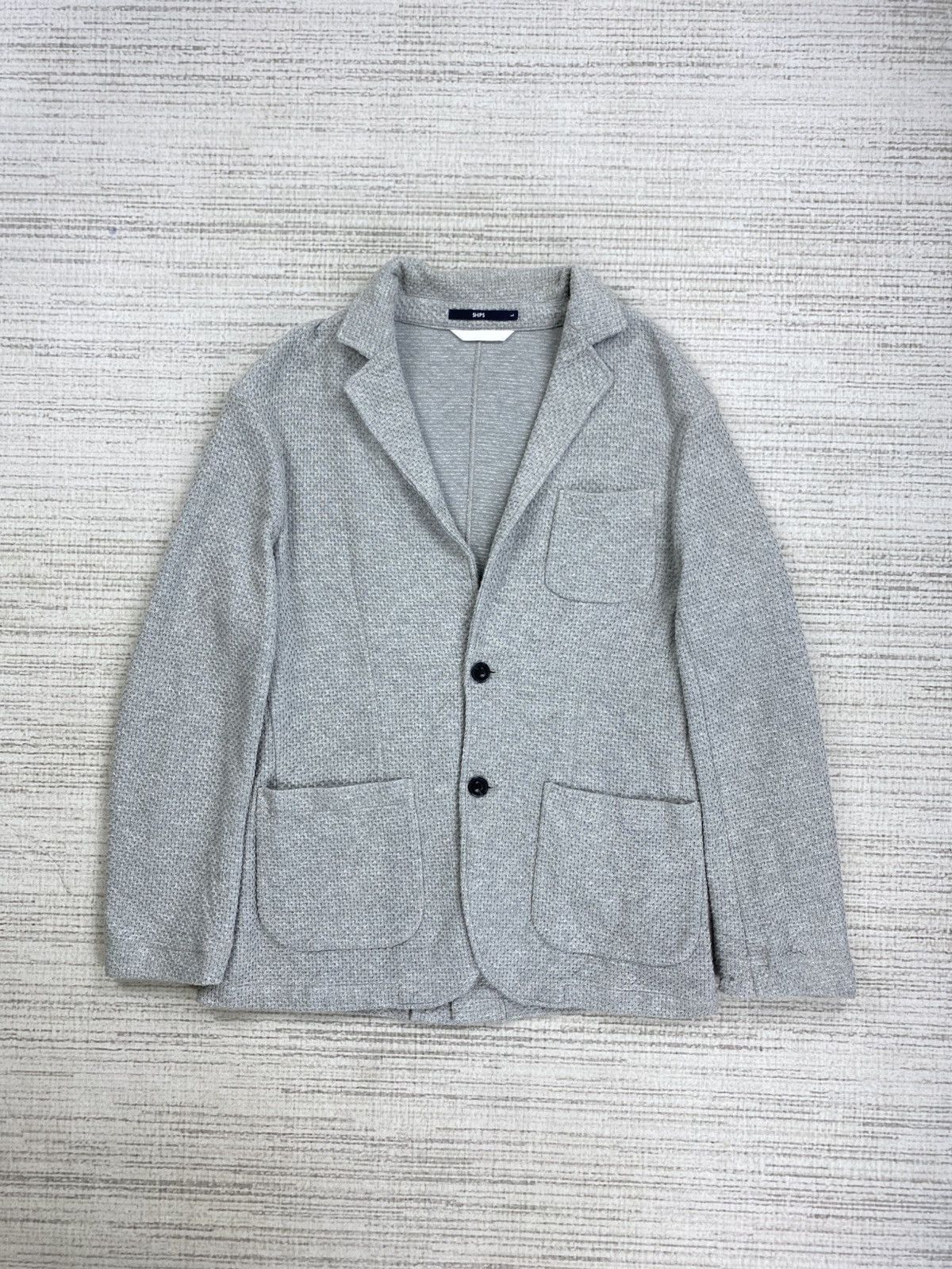 Japanese Brand × SHIPS × Vintage Vintage SHIPS Texbrid 3 Pocket Knit Jacket Size US M / EU 48-50 / 2 - 1 Thumbnail