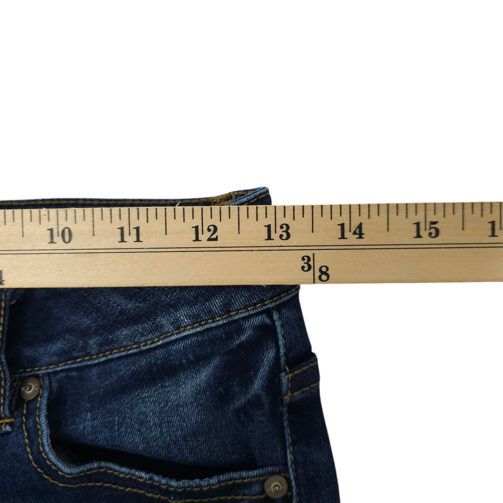 Kancan USA KanCan Curvy Ankle Jeans Womens Size 5 / 26 Mid Rise Dark Size 26" / US 2 / IT 38 - 12 Thumbnail