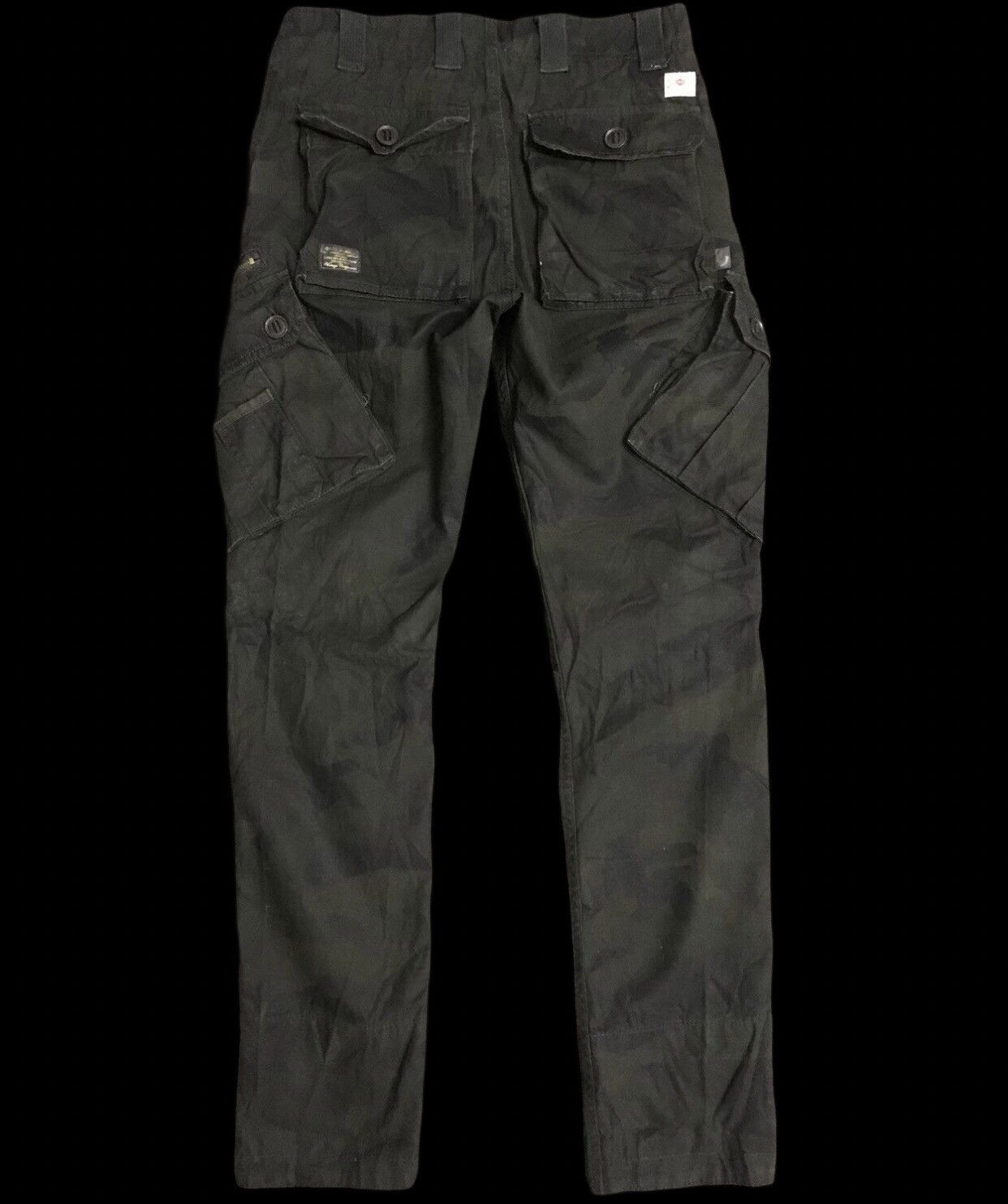 Japanese Brand CP278 BACK NUMBER UP ARMORED Design Camo 3D Cargo Pant Size US 30 / EU 46 - 2 Thumbnail