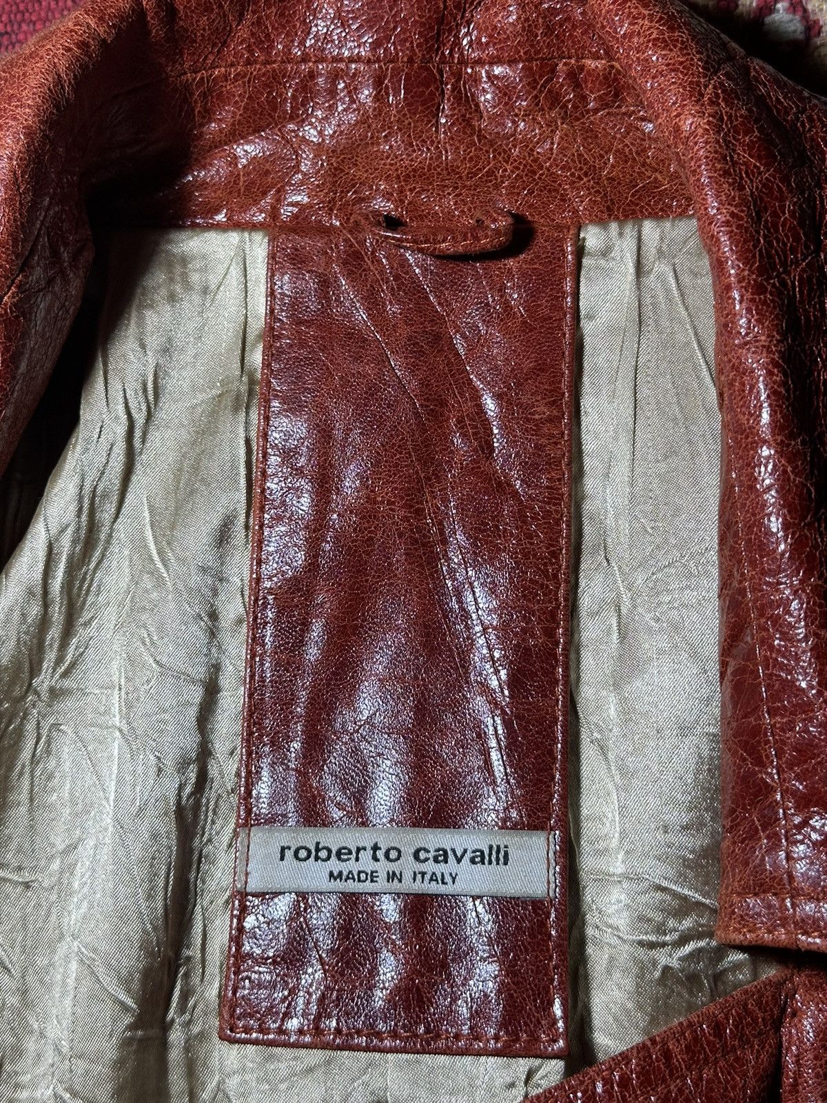Roberto Cavalli Very Rare 1988-1990 Roberto Cavalli Lamb Leather Jacket Size S / US 4 / IT 40 - 11 Thumbnail
