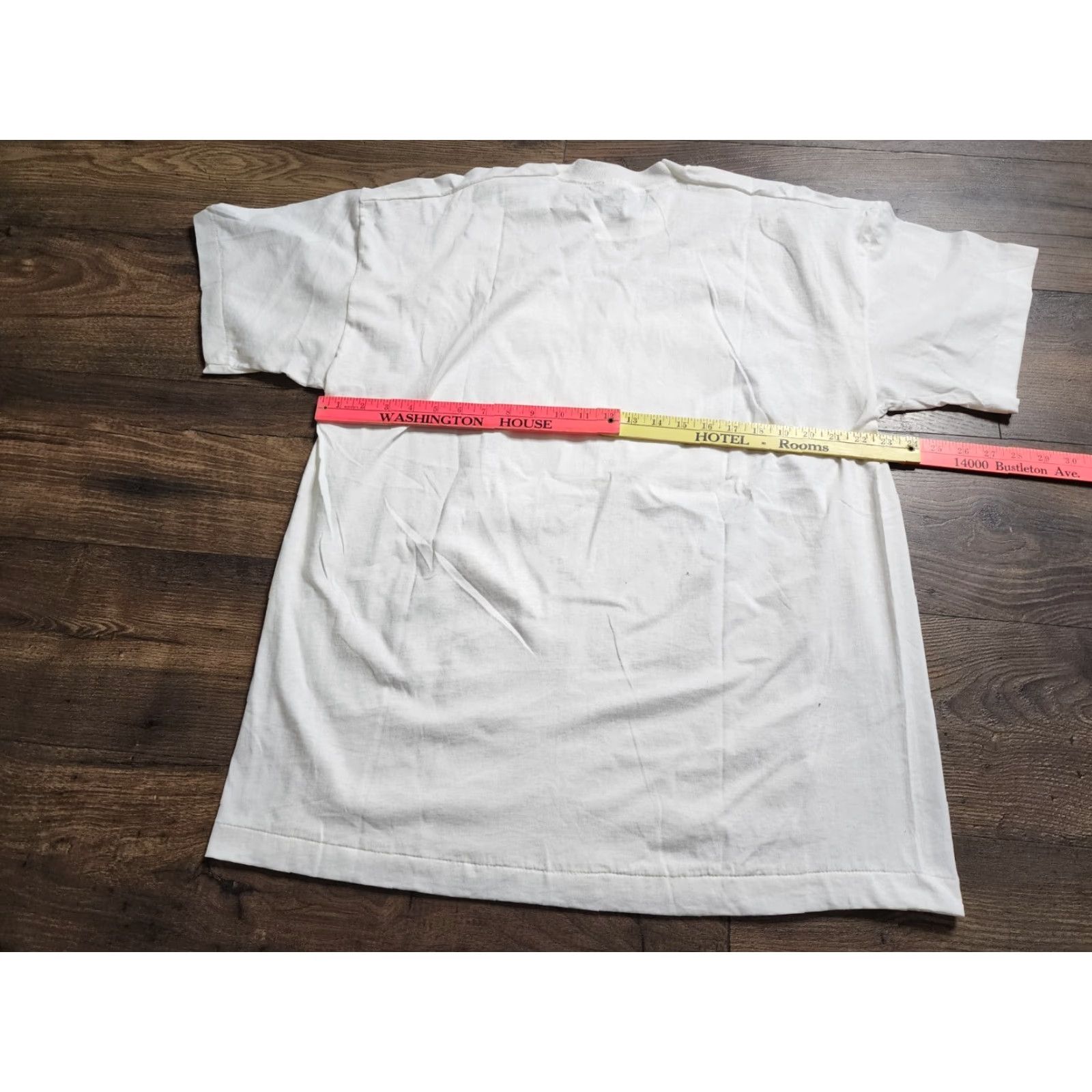 Vintage VINTAGE Colosseum Warrior T-Shirt Men 2XL White 1990s Italian Festival Rome Italy Colosseum University 90s Apparel Size US XXL / EU 58 / 5 - 6 Thumbnail