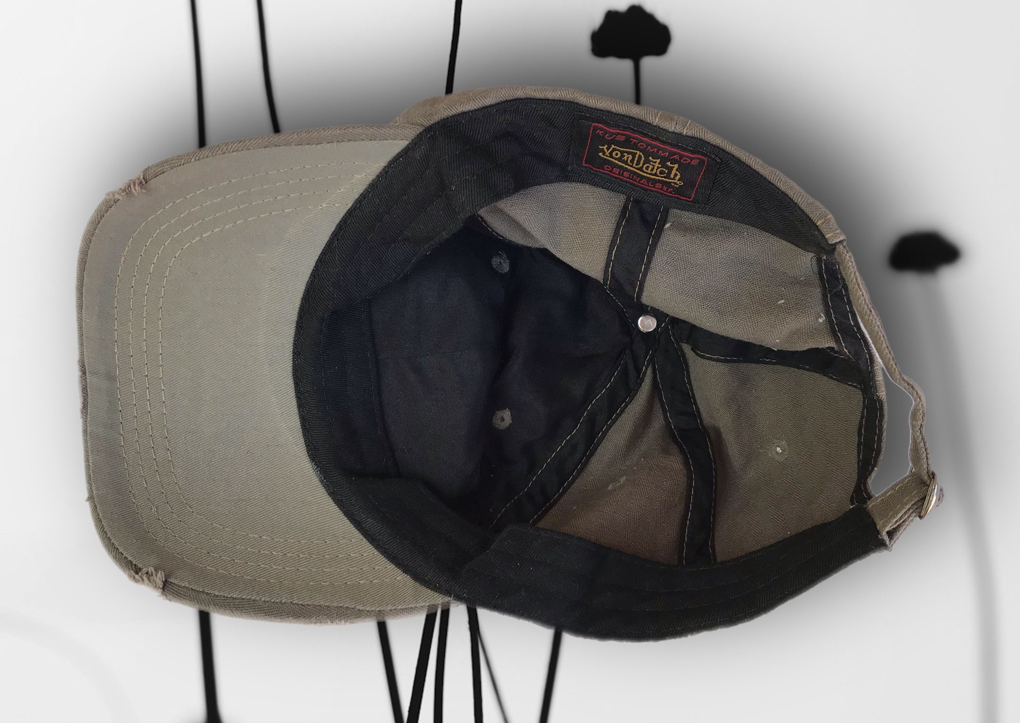 Von Dutch Von Dutch Cap Vintage With Torn Elements Big Logo Hat Y2K Size ONE SIZE - 5 Thumbnail