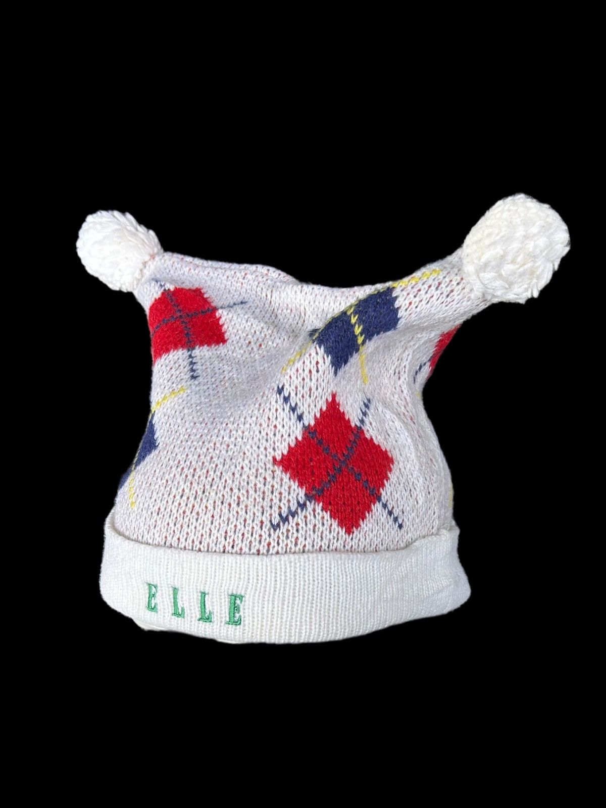 Japanese Brand × Kapital × Vintage ELLE BUNNY HORN DEVIL knitt Beanie Hats☠️☠️ Size ONE SIZE - 2 Thumbnail
